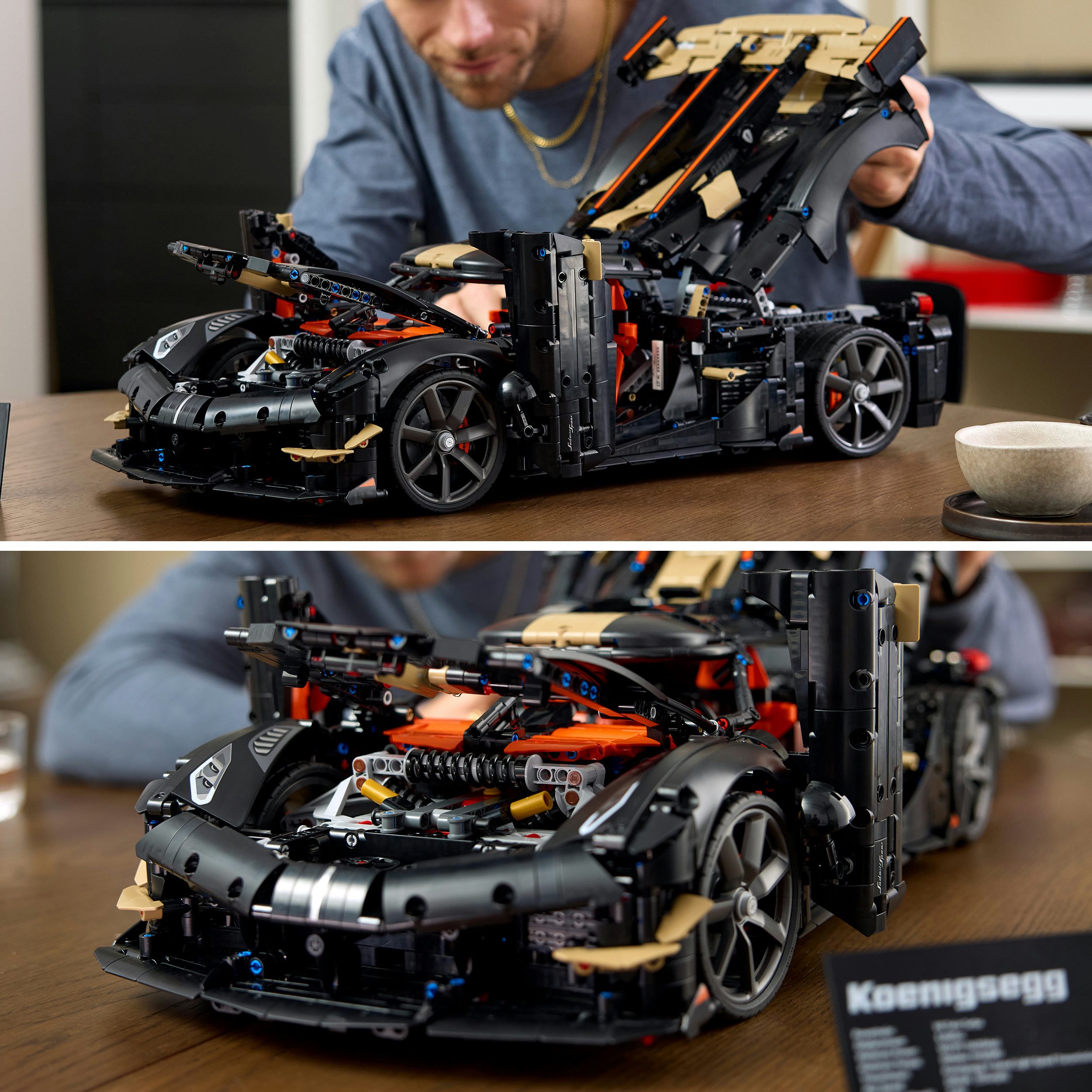 LEGO® Koenigsegg Sadair's Spear Hypercar (42232), LEGO Technic Konstruktionsspielsteine, (4104 St), Made in Europe – Bild 5 von 5