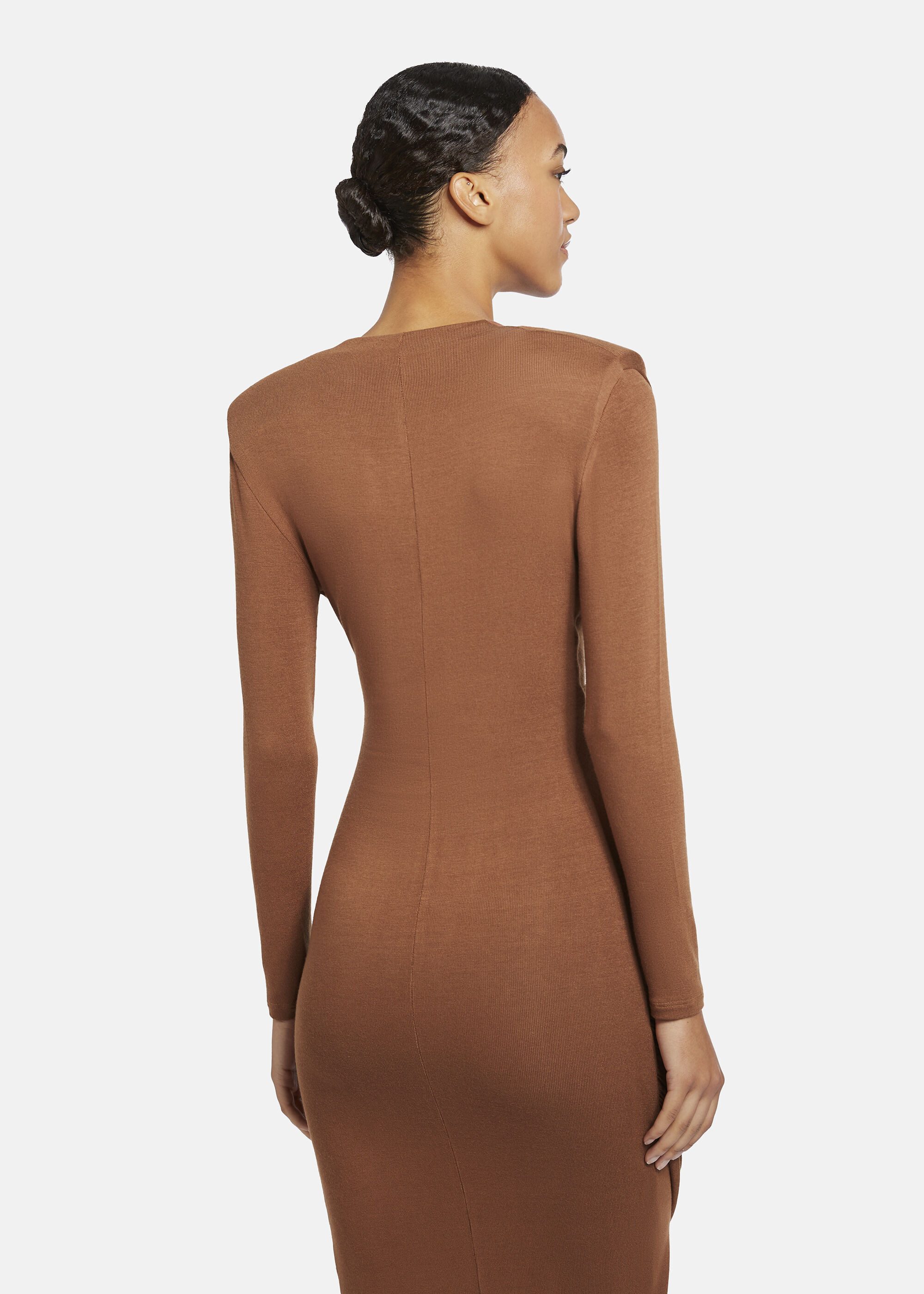 Nicowa A-Linien-Kleid EWONA (1-tlg) strukturierende Schulterpolster