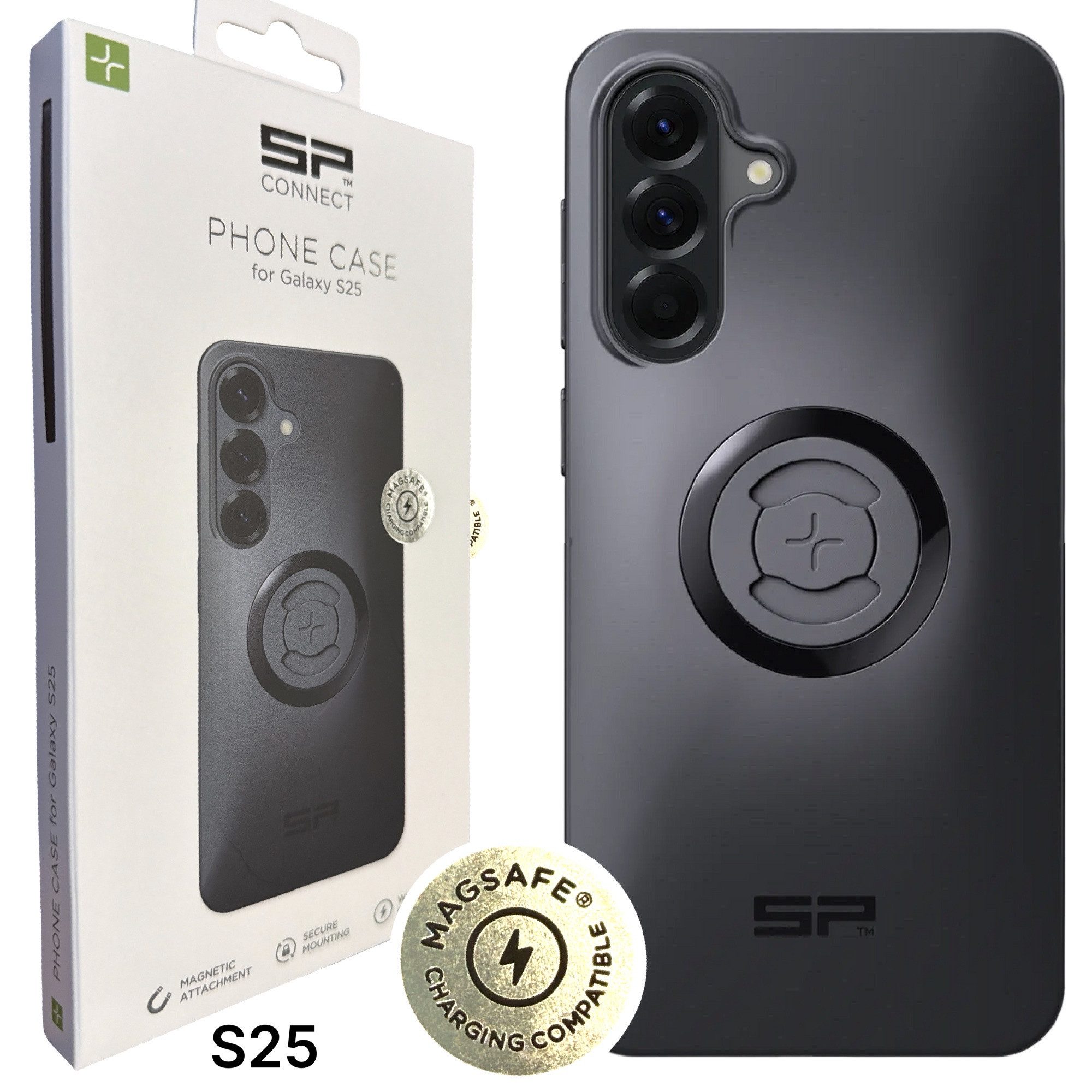 SP Connect Handyhülle SP Connect Magsave Case Handy Schutz Hülle Halter für Galaxy S25