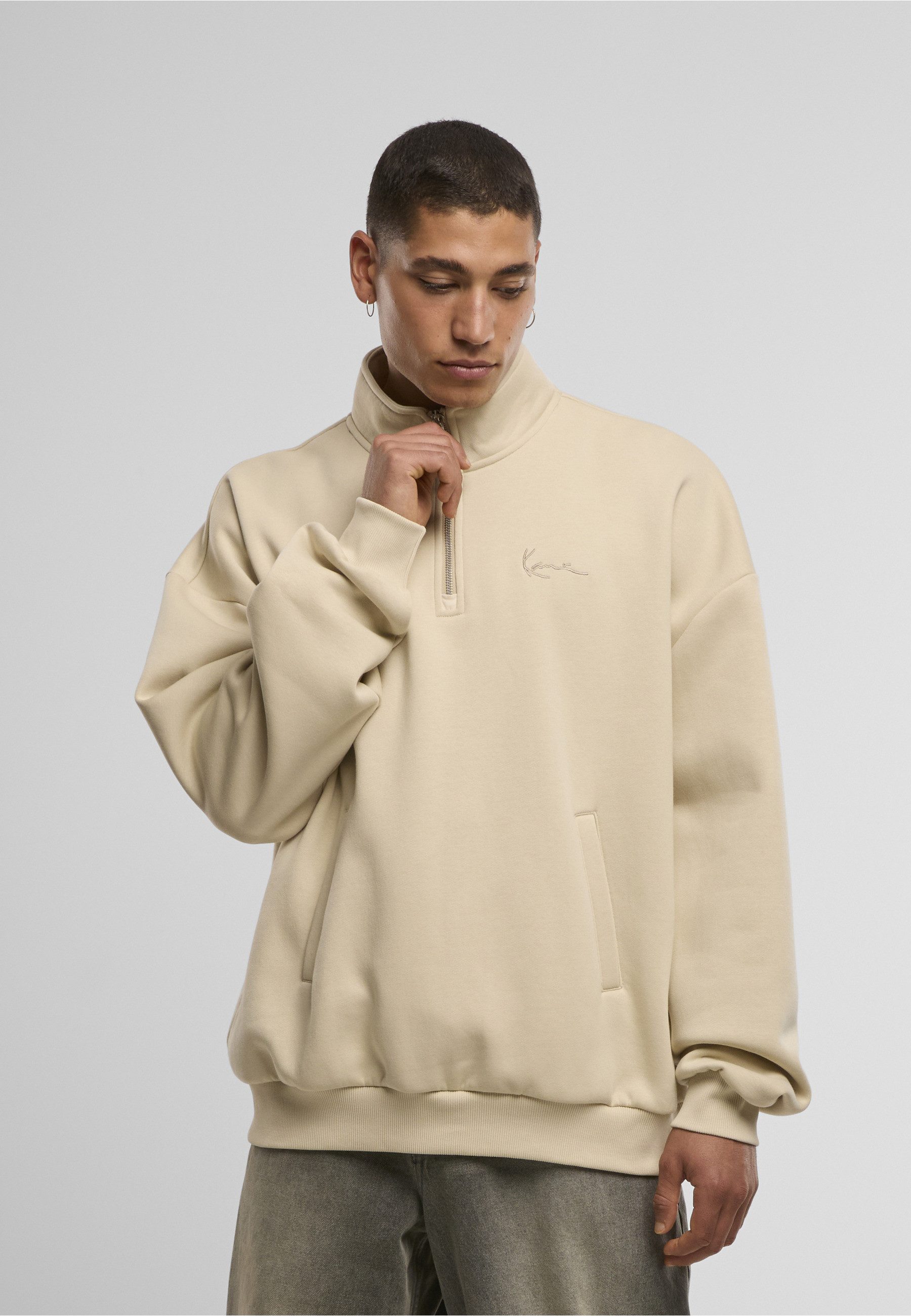 Karl Kani Sweater Karl Kani Signature Oversized Troyer (1-tlg)