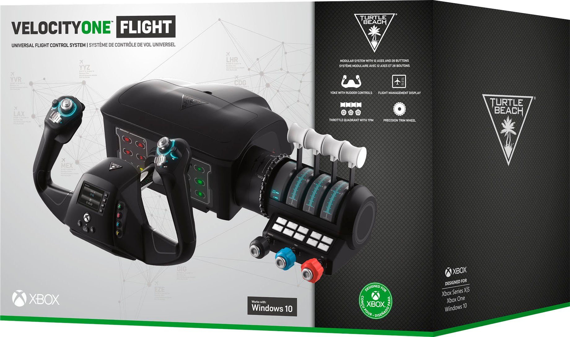 Turtle Beach Steuerungssystem VelocityOne Flight Universelles Gaming-Lenkrad