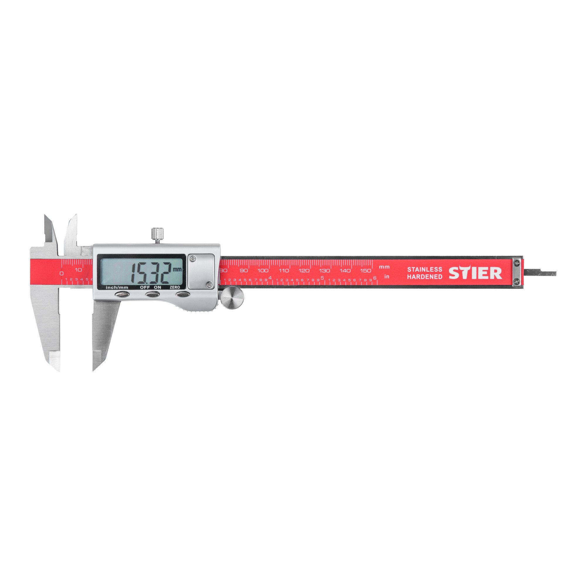 Stier Messschieber STIER Digitaler Messschieber Messbereich 150mm Schieblehre Tiefenmaß m