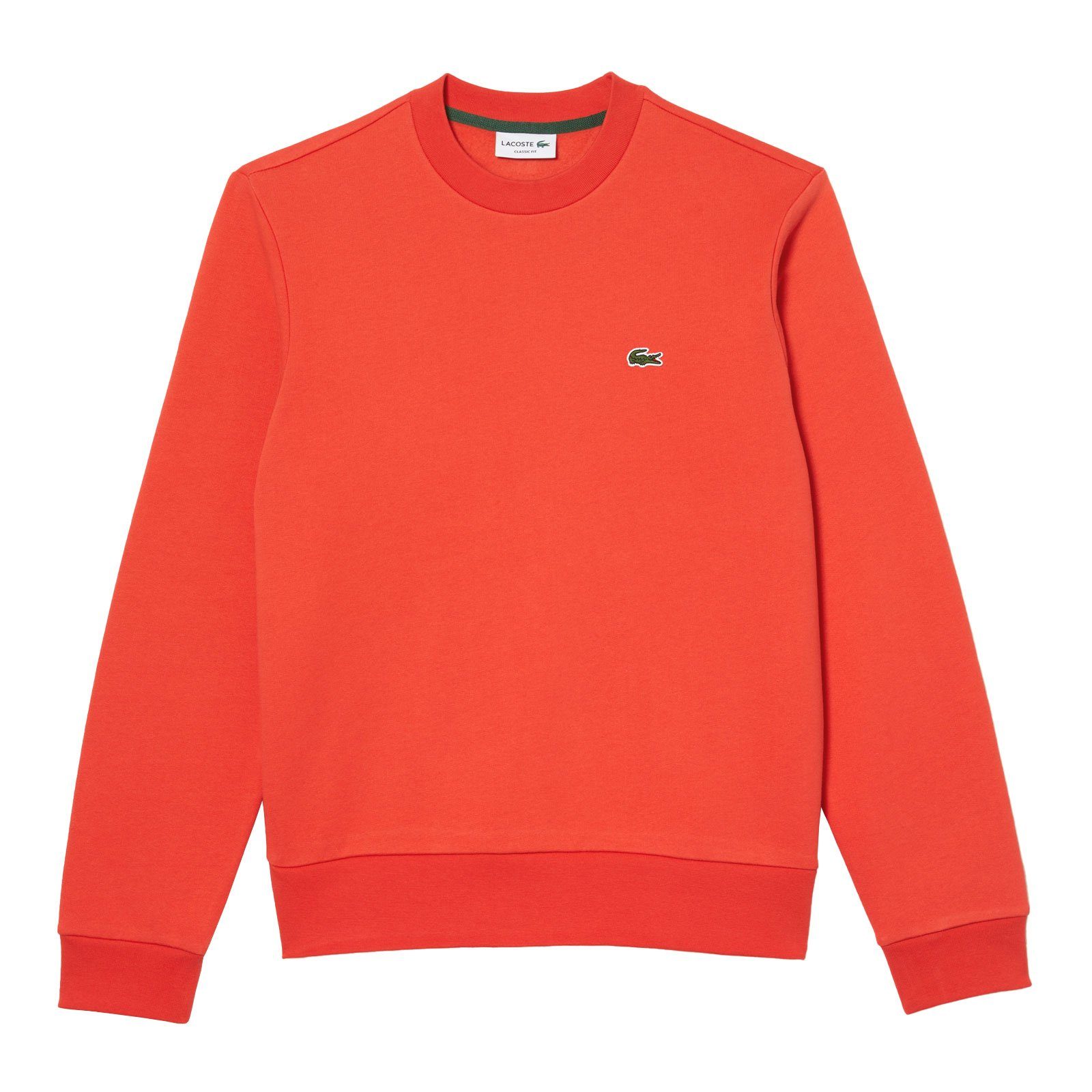 Lacoste Sweatshirt Sweatshirt mit aufgerauter Baumwoll-Innenseite 02K watermelon