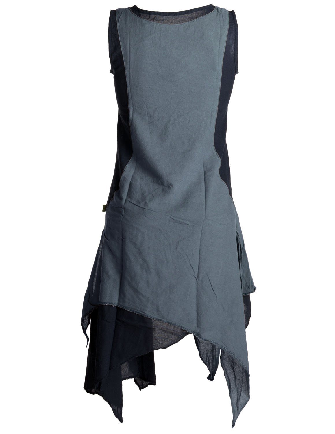 Vishes Sommerkleid Ärmelloses Lagenlook Kleid handgewebte günstig online kaufen
