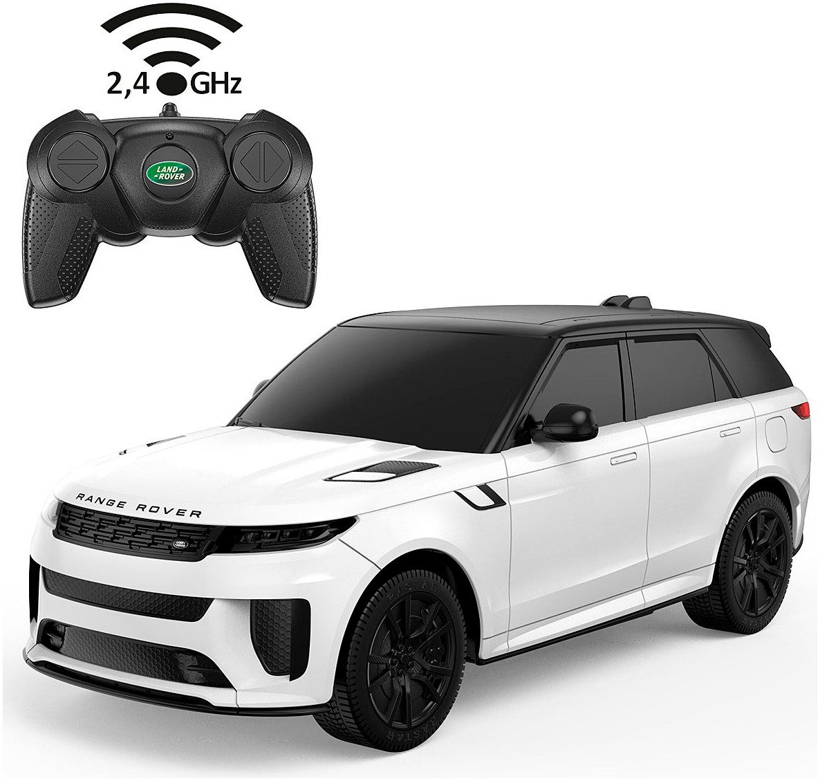 Jamara RC-Auto Range Rover Sport SV weiß 2,4GHz, Maßstab 1:24