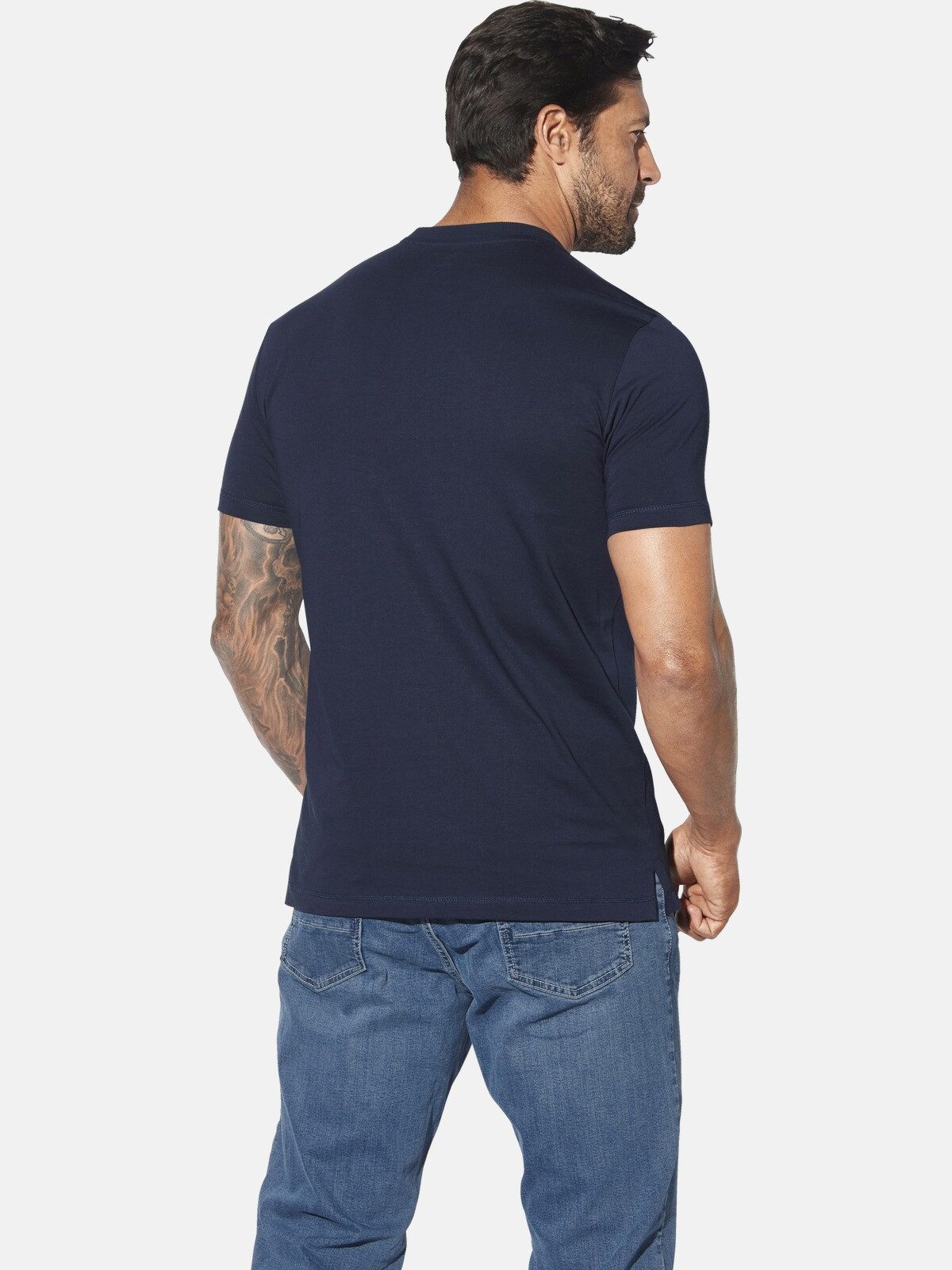 Jan Vanderstorm T-Shirt SVENBOR mit nordischem Aufdruck günstig online kaufen