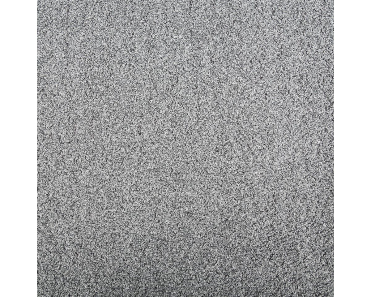Thumbnail - SCHÖNER LEBEN. Stoff Polsterstoff Möbelstoff Adam Woll-Boucle-Optik hellgrau 1,43m breit, pflegeleicht
