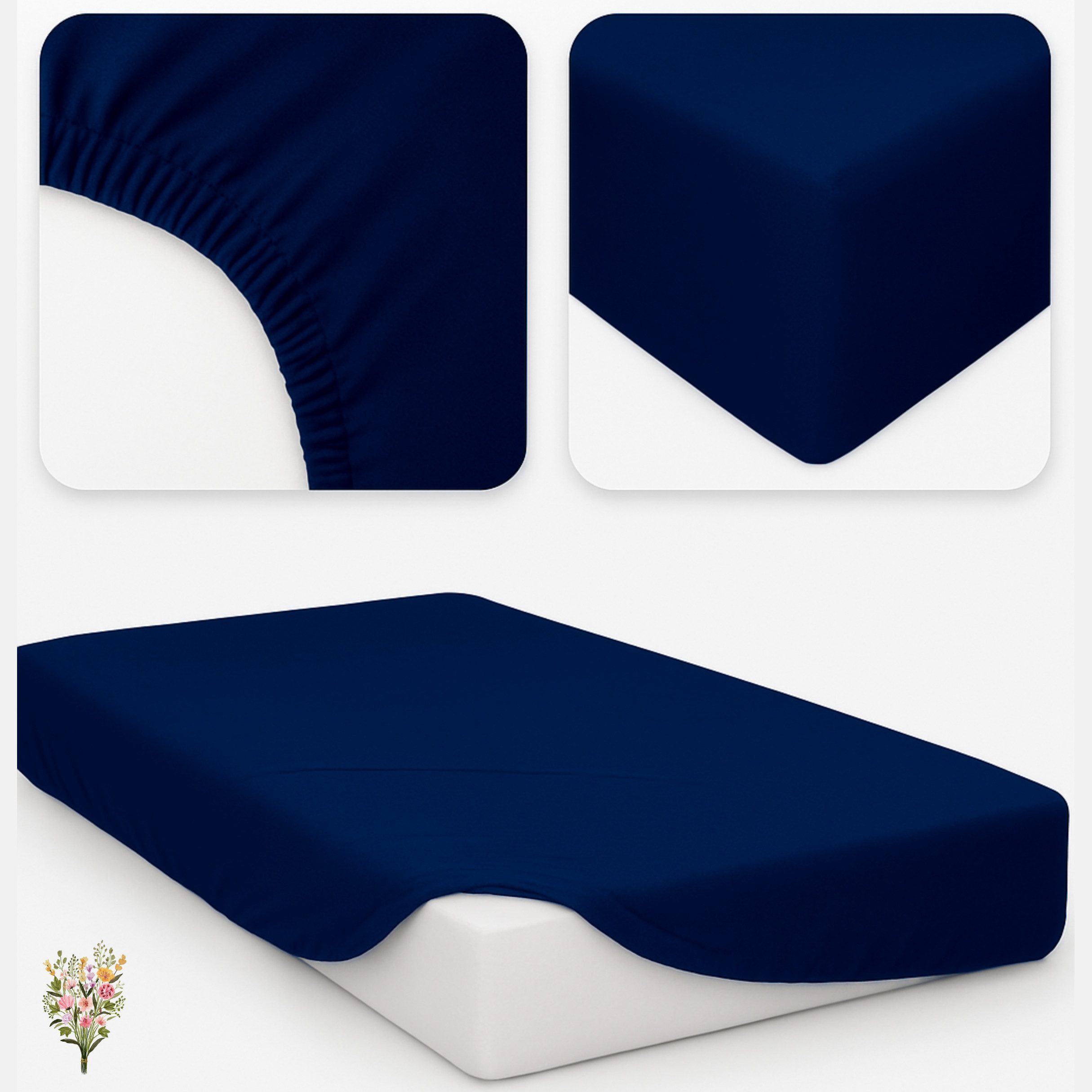 Strauss Home Spannbettlaken Premium, Gummizug: Rundumgummi, 150gr/m2 Premiu günstig online kaufen