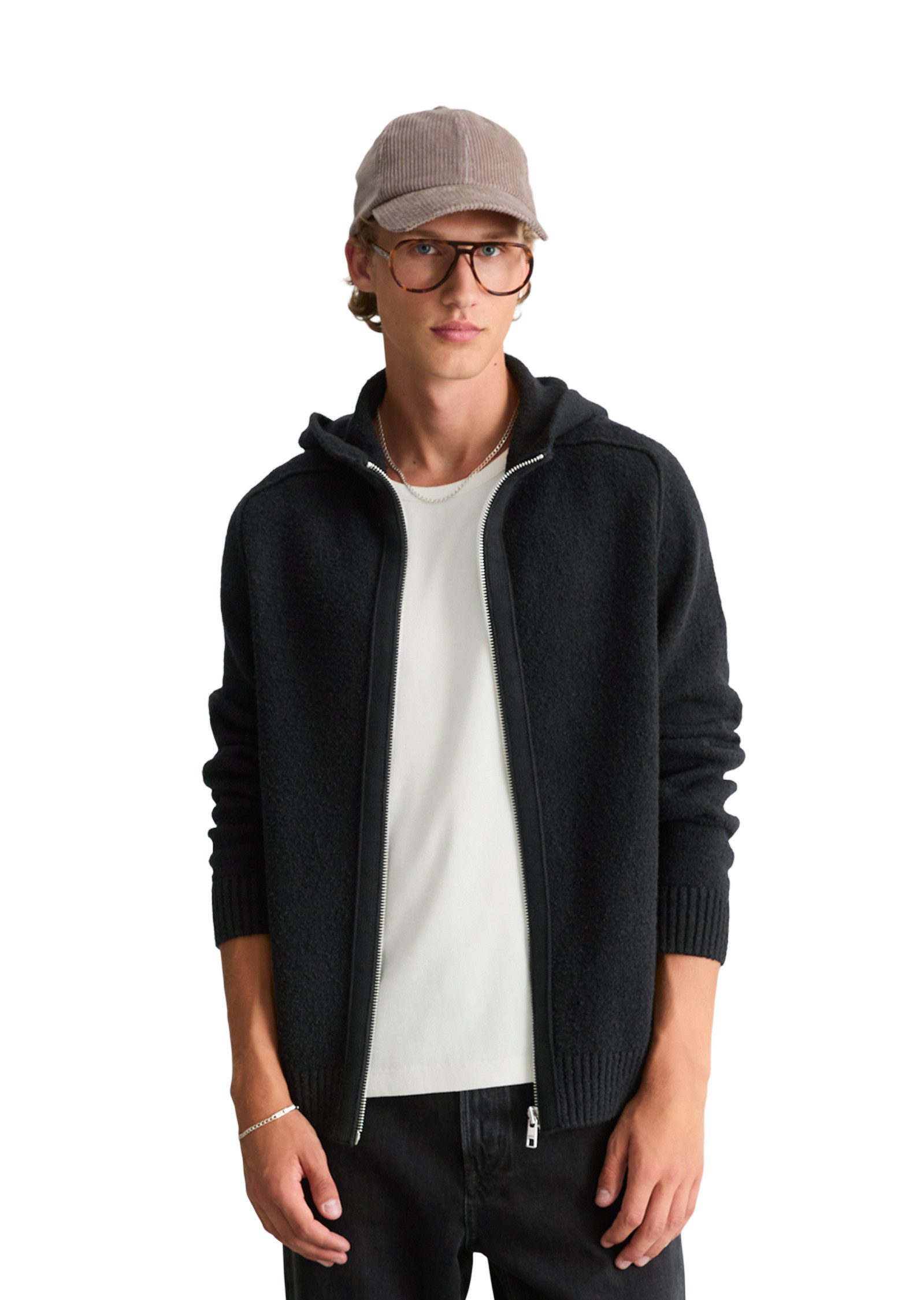 Marc O'Polo DENIM Cardigan aus Bio-Baumwoll-Mix