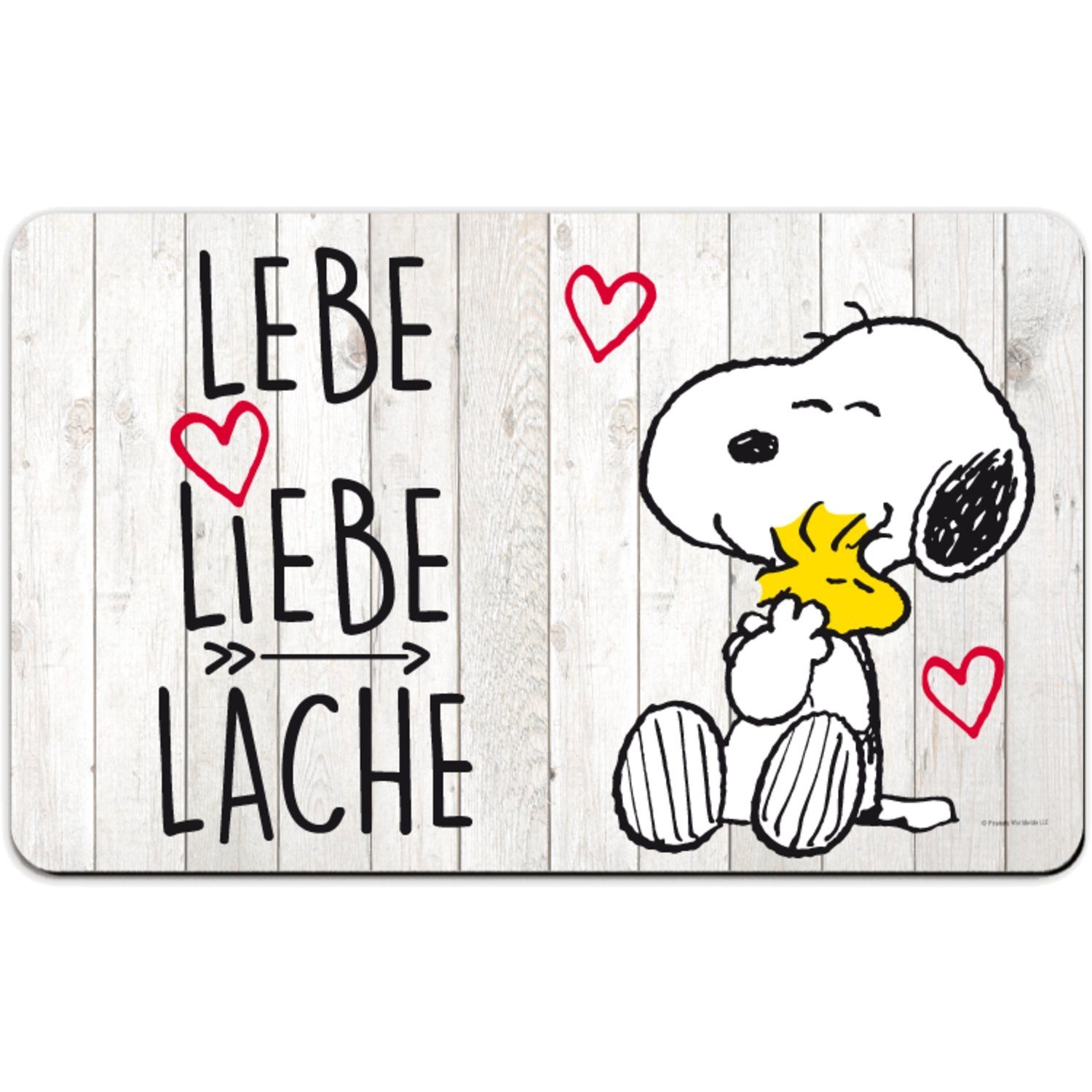 Liebe United Labels® Lebe Resopal Lache, Snoopy Frühstücksbrett Frühstücksbrett,