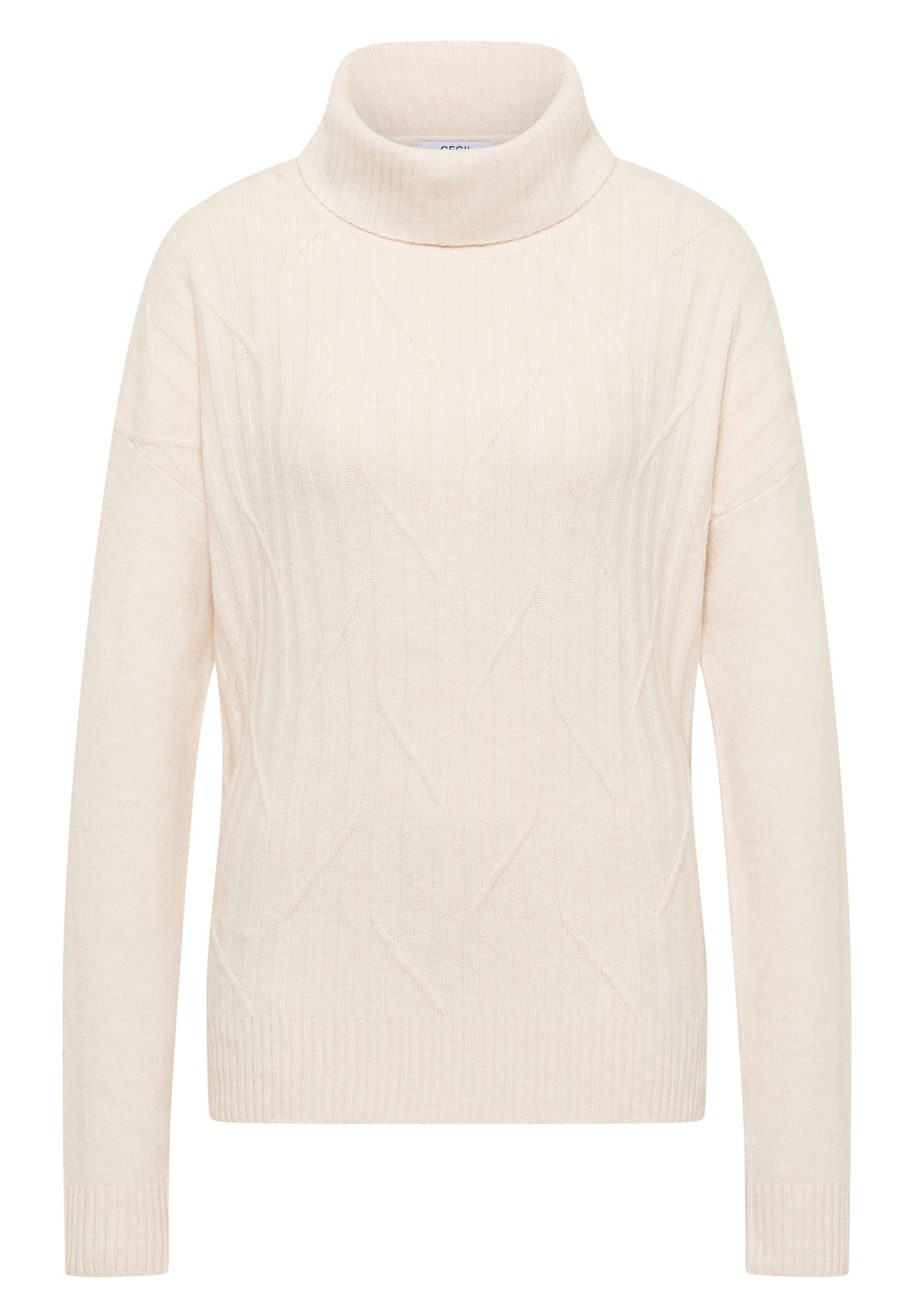 Rollkragenpullover modischer Rollkragenpullover CECIL - Cosy graphic rollneck