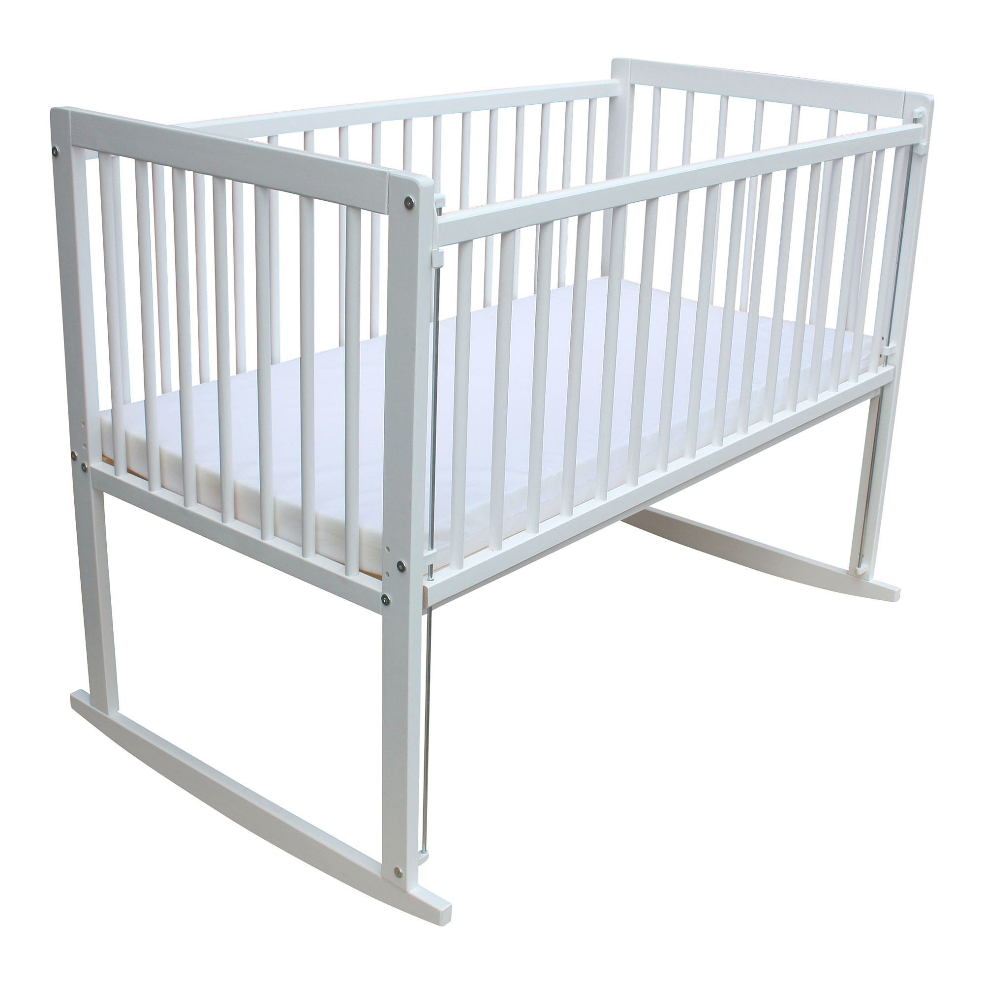 Micoland Beistellbett Kinderbett / Beistellbett / Wiege 3in1 120x60cm mit M günstig online kaufen