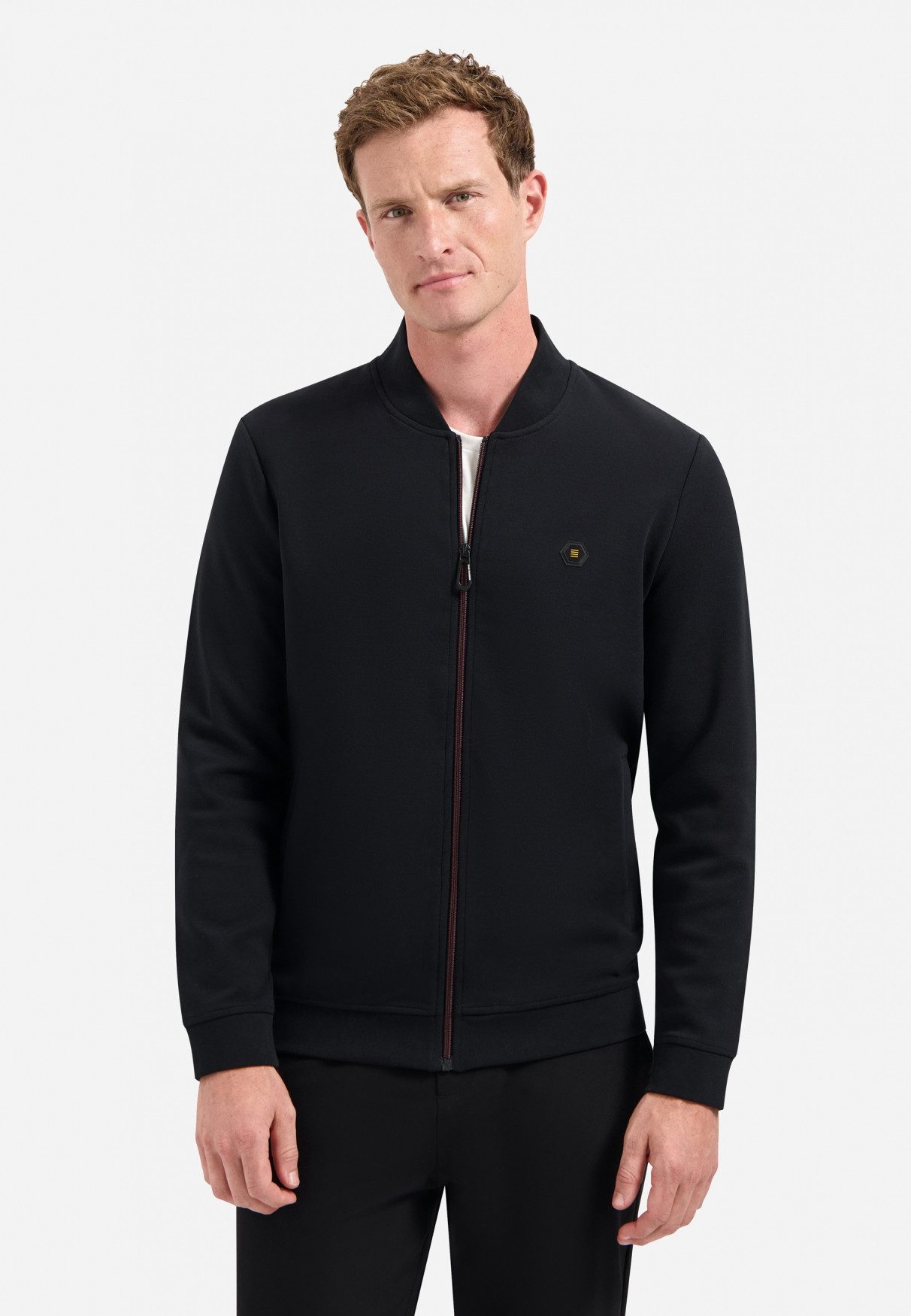 NO EXCESS Sweater No Excess Bomberweste von Timeless Basics