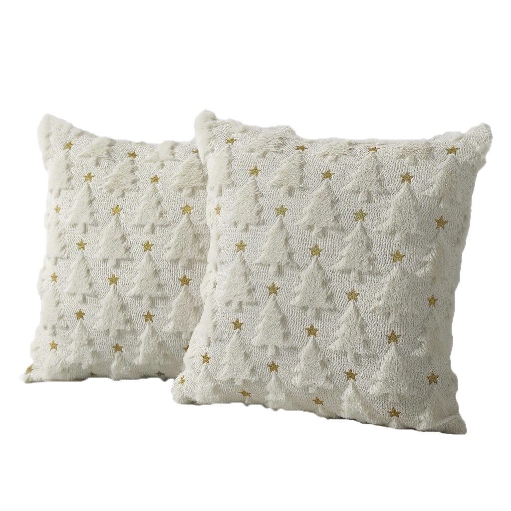 CLTYQ Kissenbezug Kissenbezug Weihnachten 2 Stück, günstig online kaufen