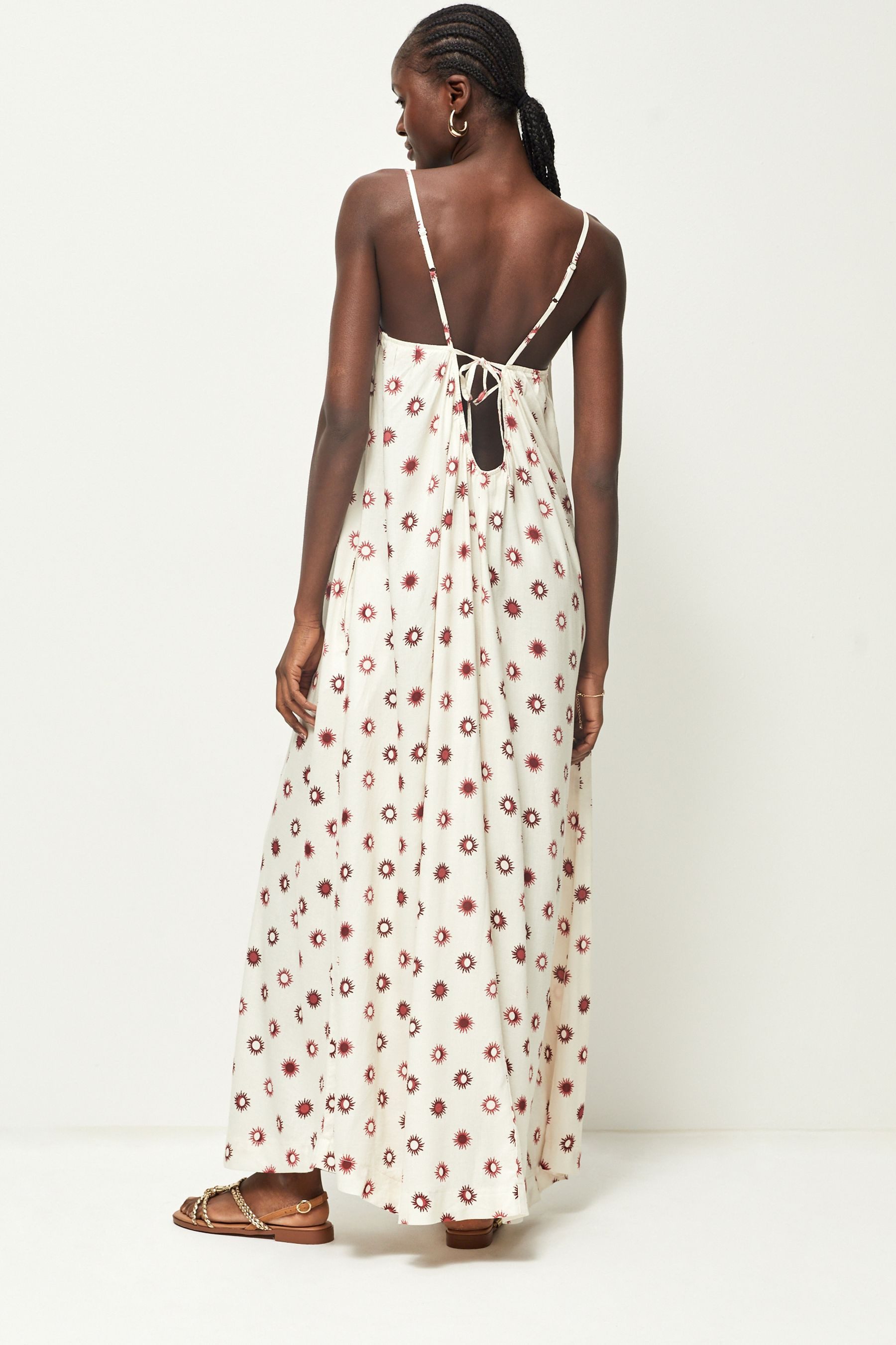 Next Maxikleid Maxikleid mit Rückenschleife, Kurzgröße günstig online kaufen