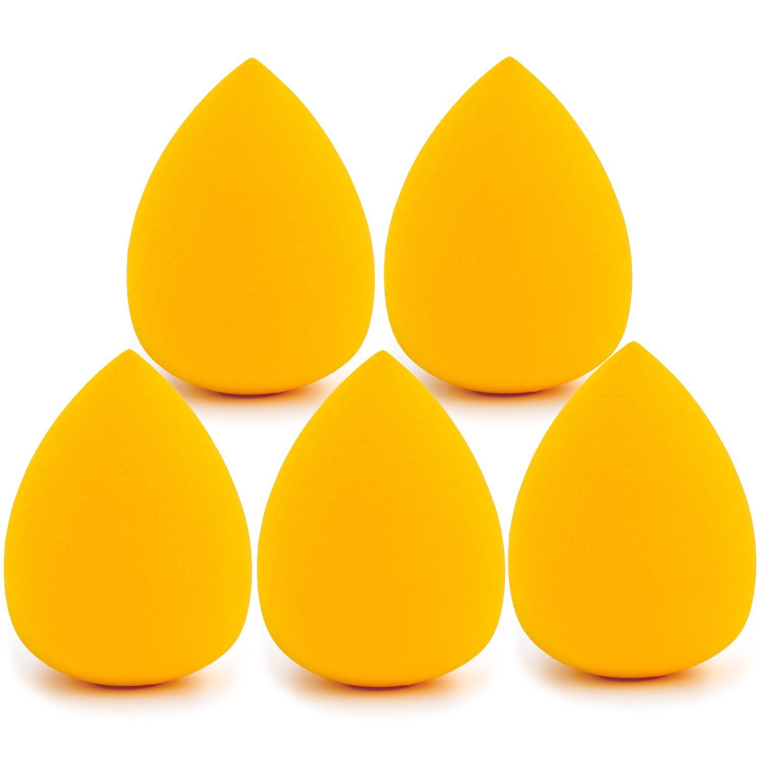 Intirilife Make-up Schwamm, Set, 5 tlg., 5x Make-up Schwamm, 5er Set Schmink Schwämmchen Makeup Sponge Weicher Beauty Blender