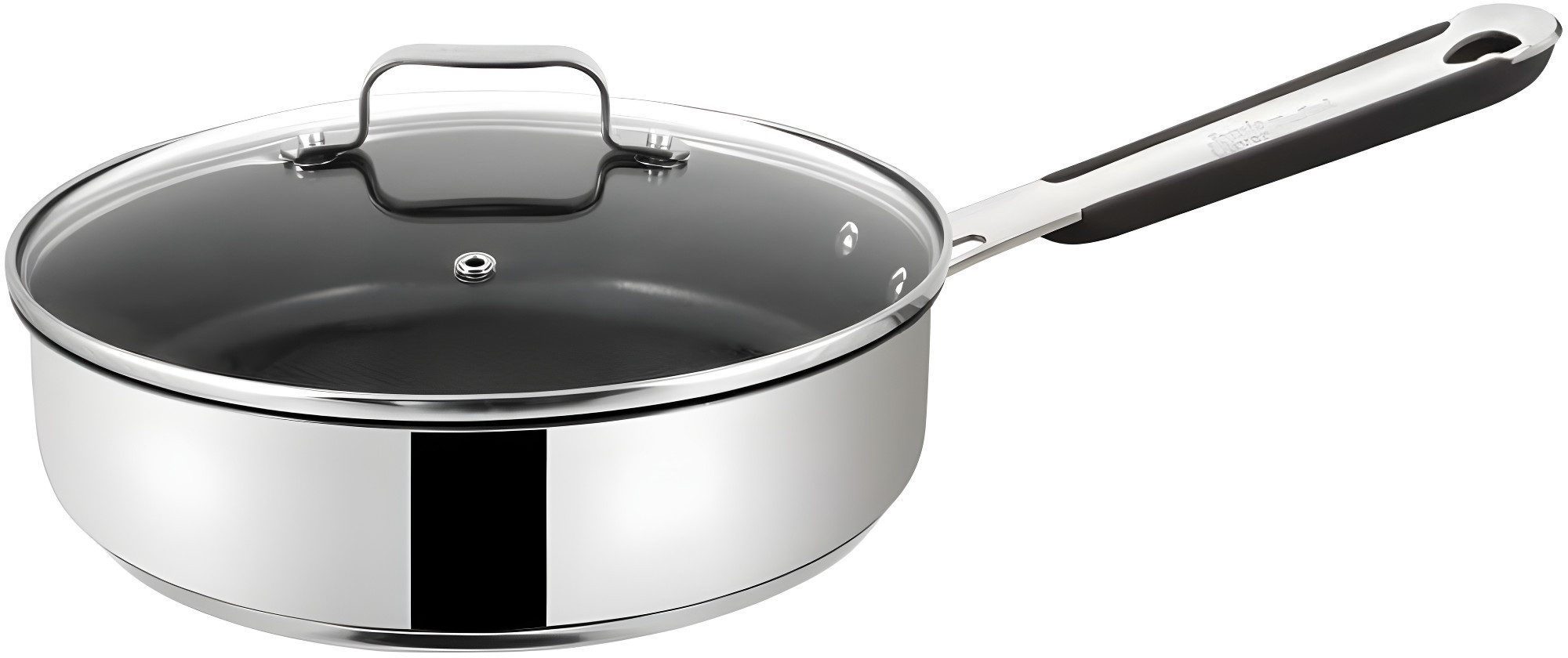Tefal Pfannen-Set Jamie Oliver Schmorpfanne 25 cm mit Deckel Induktion, Antihaft Beschichtet, Induktionsgeeignet, Hoher Rand