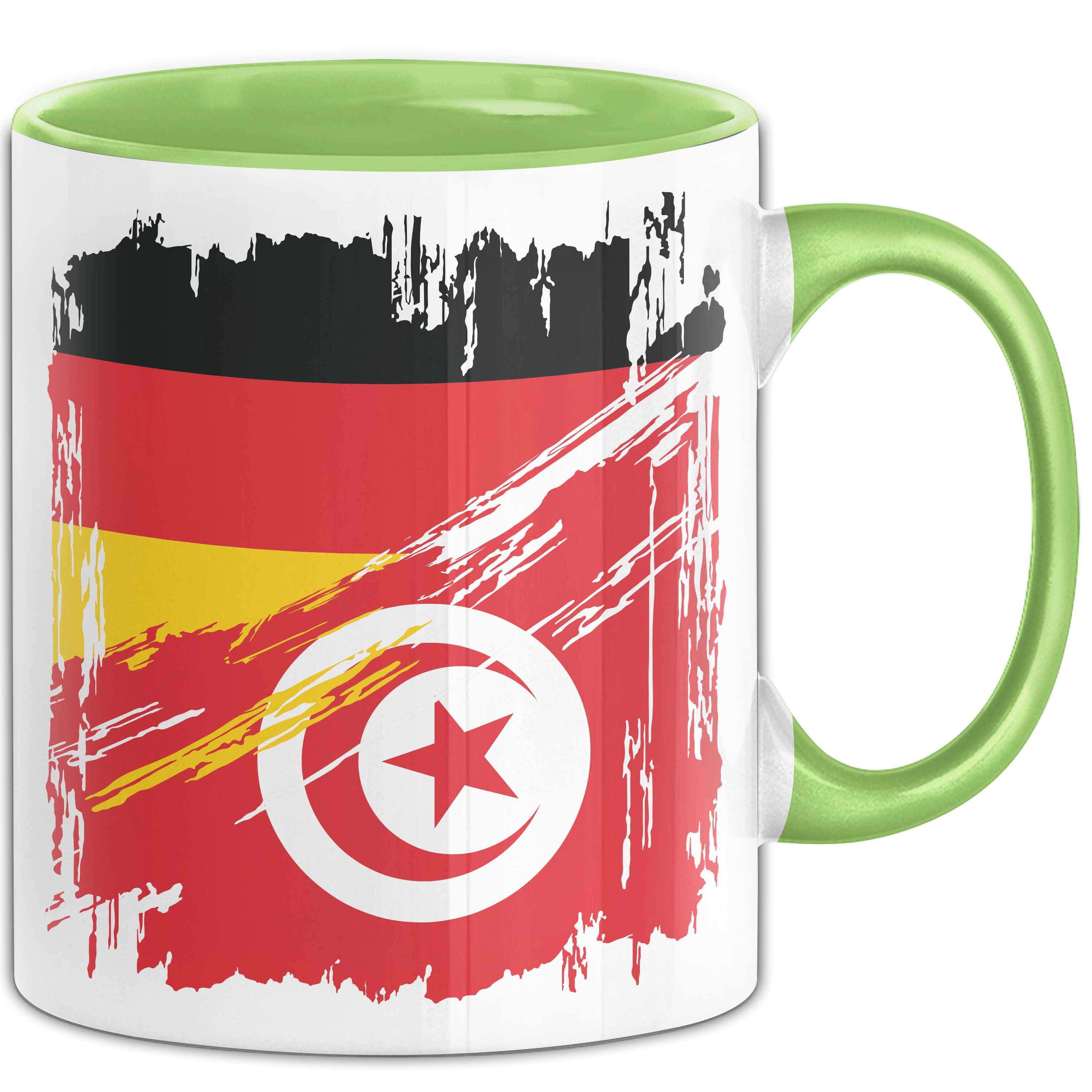 Trendation Tasse Türkei Deutschland Flagge Halb Deutscher Halb Türke Fußball Germany 20
