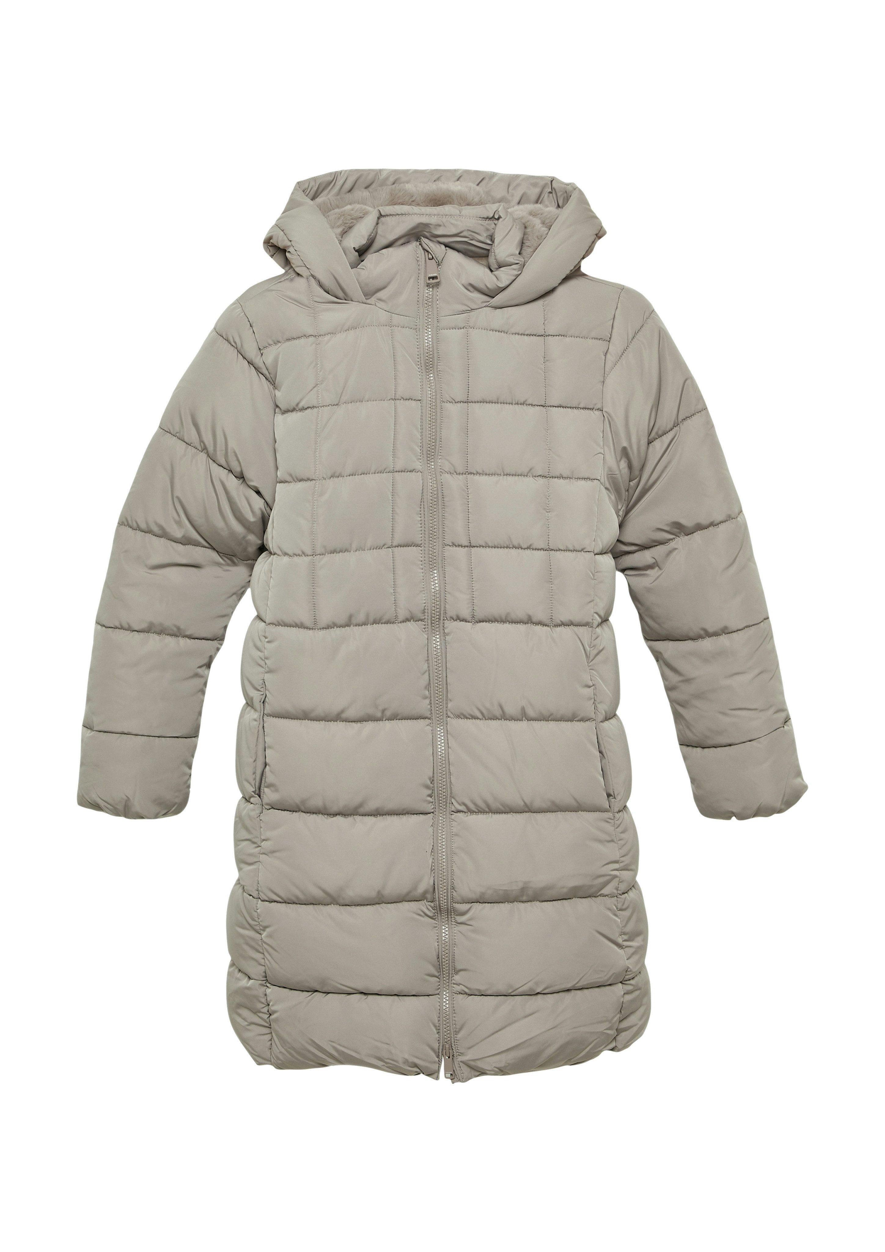 s.Oliver Junior Steppmantel Wärmender Steppmantel mit Teddyplüsch-Futter