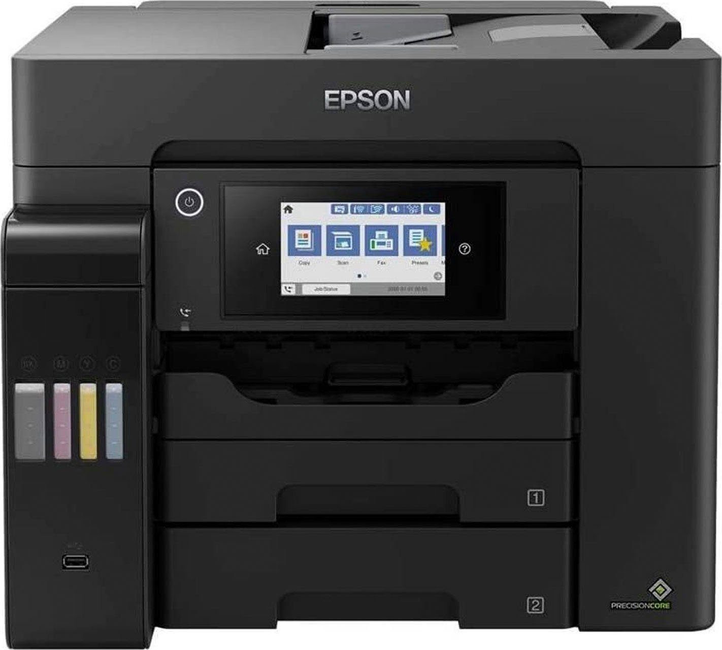 Epson EcoTank ET-5850 (WLAN Direct) Tintenstrahldrucker, (Wi-Fi), Wi-Fi