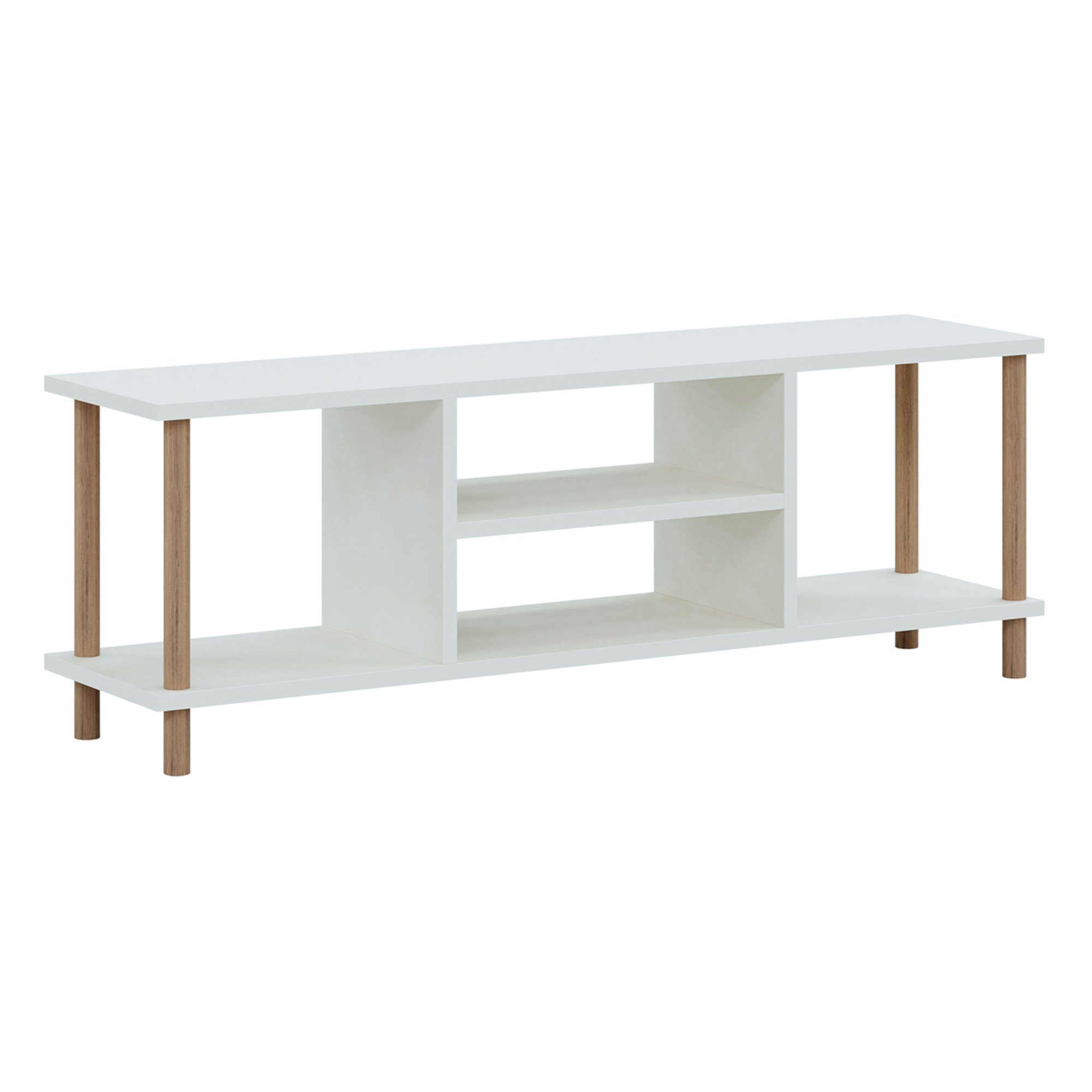 en.casa TV-Schrank Ærøskøbing TV Board 43x120x29cm Weiß