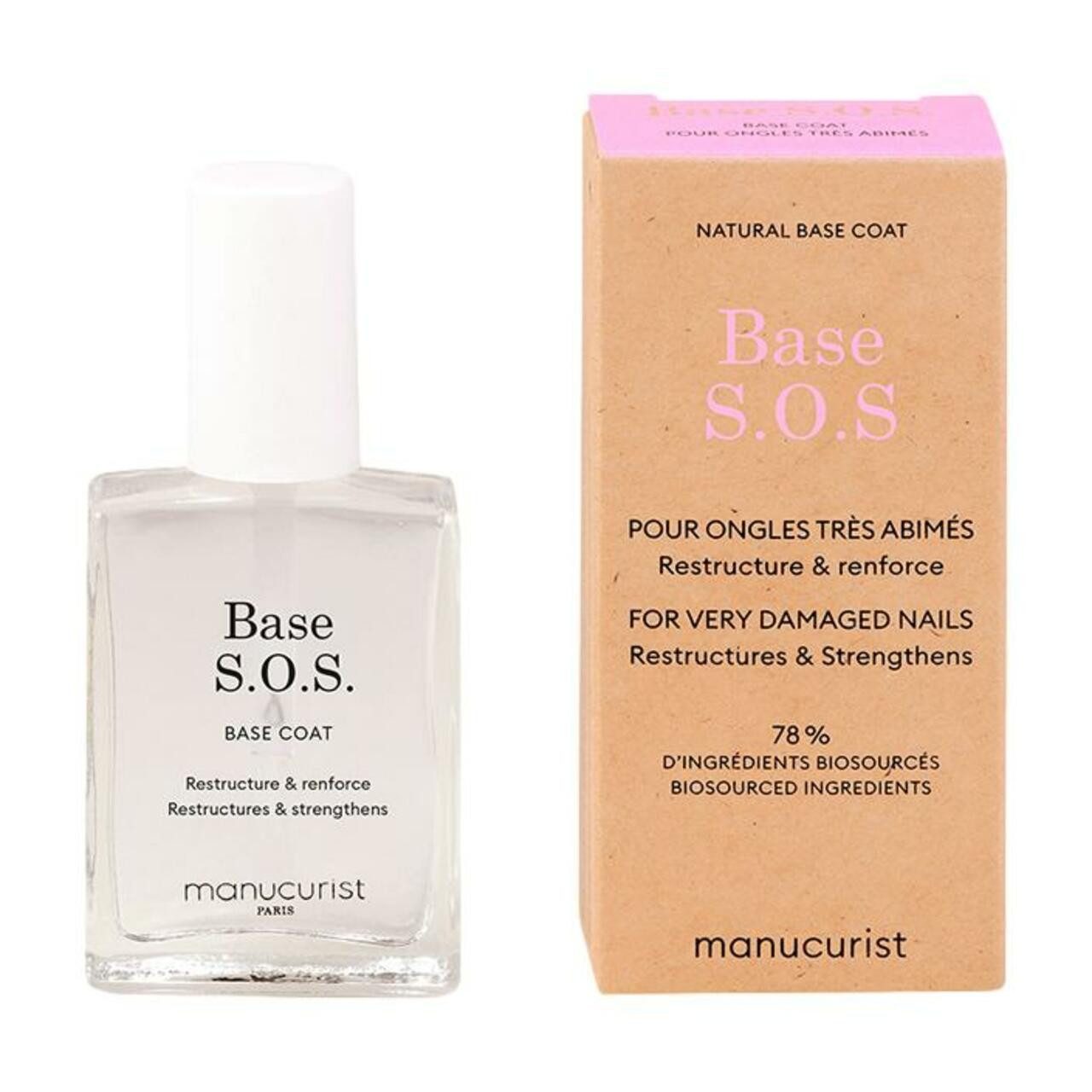 manucurist Nagellack Base SoS Base Coat günstig online kaufen