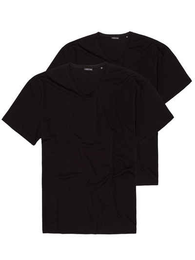 Lavecchia T-Shirt Übergrößen Herren Shirt LV-123 (2-tlg) Herrenshirt V-Ausschnitt