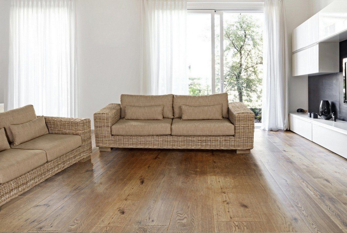 Sofa Sofa 190x97x72cm Couch Polster Leandro Kabugeflecht Sofa Natur24