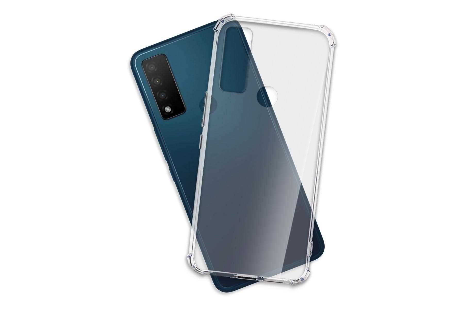 mtb more energy Smartphone-Hülle Clear Armor Case für TCL 20 R 5G, Transparente TPU Schutzhülle Case Backcover mit Anti-Shock Verstärkung