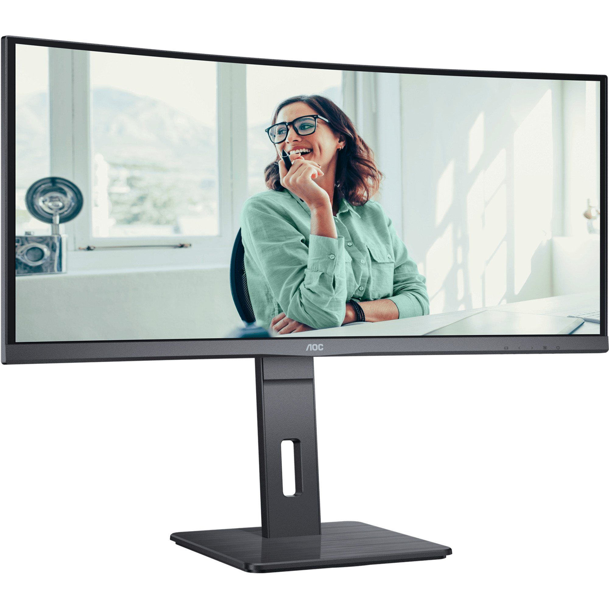 AOC AOC CU34P3CV, LED-Monitor, (WQHD, VA, Curved, TFT-Monitor (3440 x 1440 px)