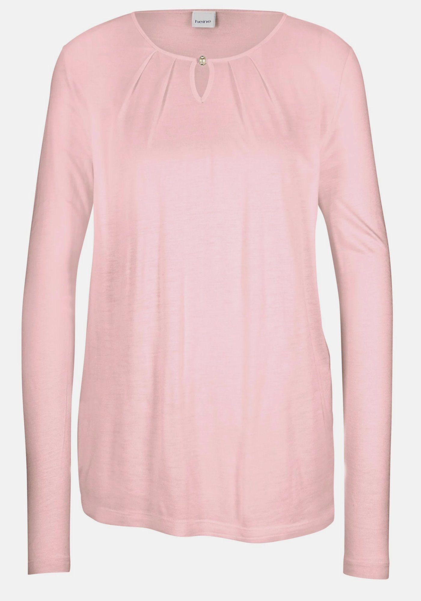 Ashley Brooke by heine Spitzenshirt Ashley Brooke Damen Shirt mit langen Ärmeln, rose