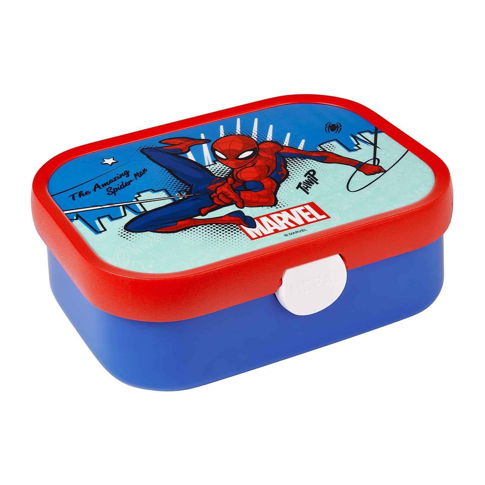 Mepal Lunchbox Campus Brotdose 700 (ABS), (1-tlg), Acrylnitril-Butadien-Styrol ml, Spiderman Spülmaschinengeeignet