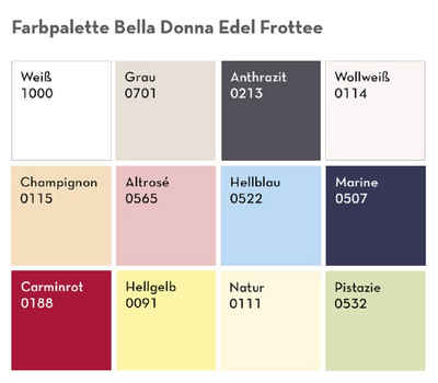 Spannbettlaken »Formesse Bella Donna Edel Frottee Spannbetttuch 90x190 - 100x220 cm«, Formesse, hochwertiger weicher dichter Flor