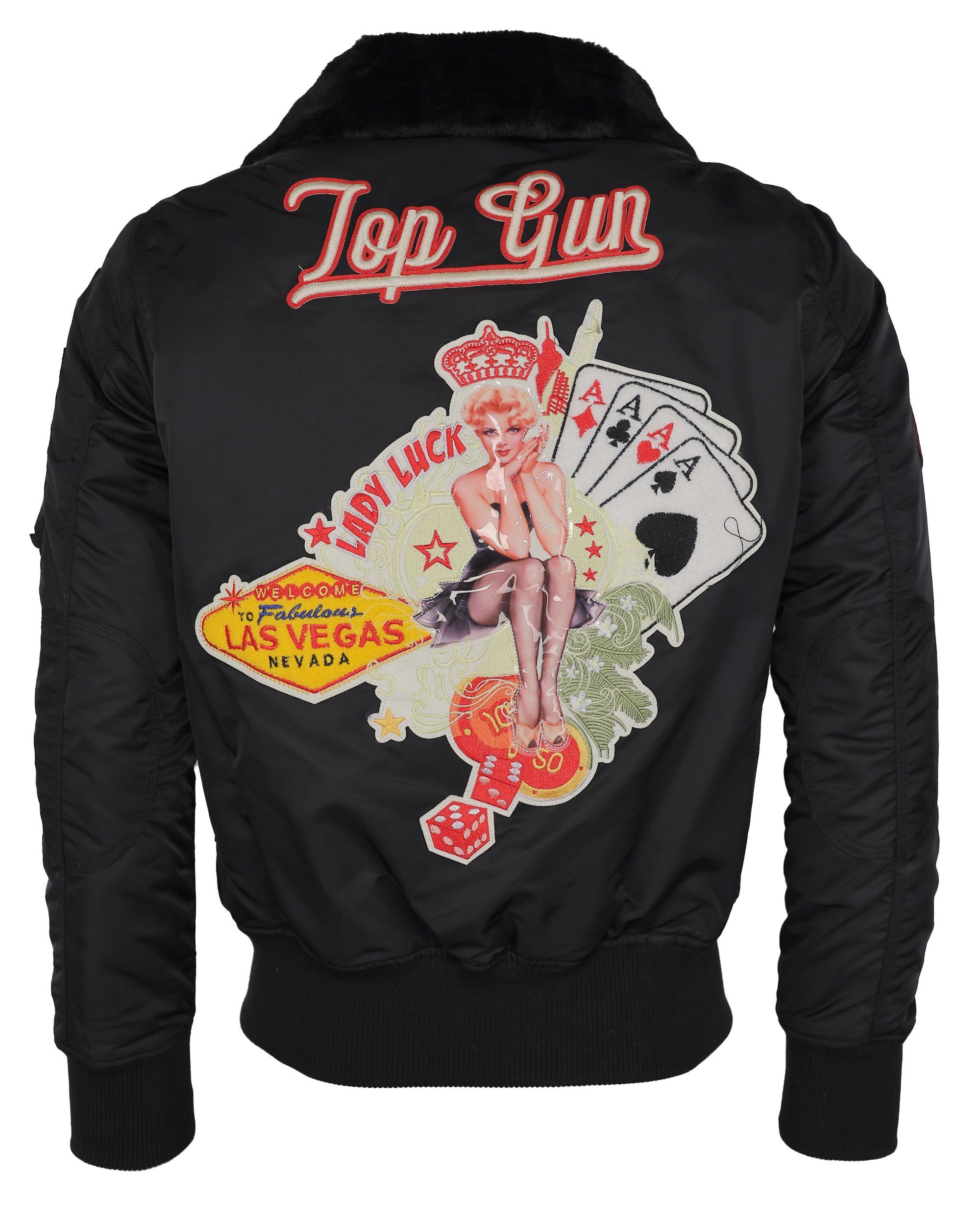 GUN TOP TG20213032 black Bomberjacke