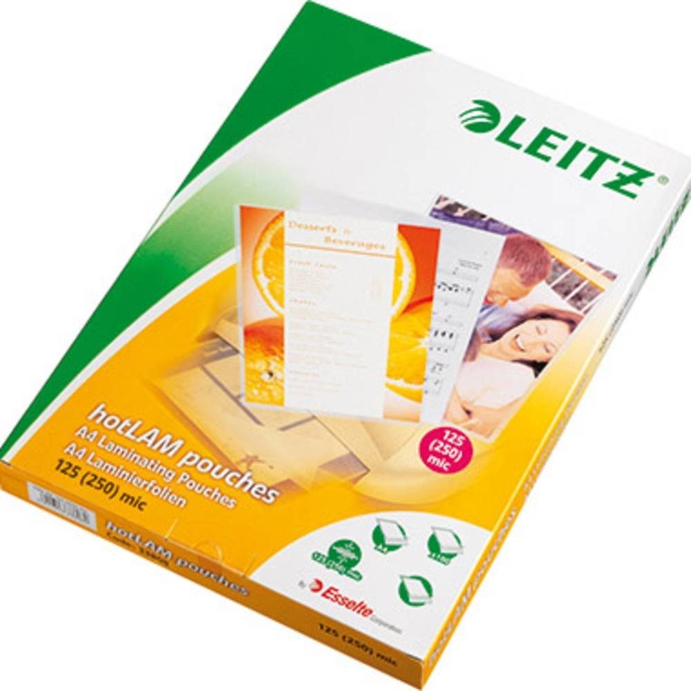 LEITZ Laminiergerät Laminierfolientasche DIN A4 33808