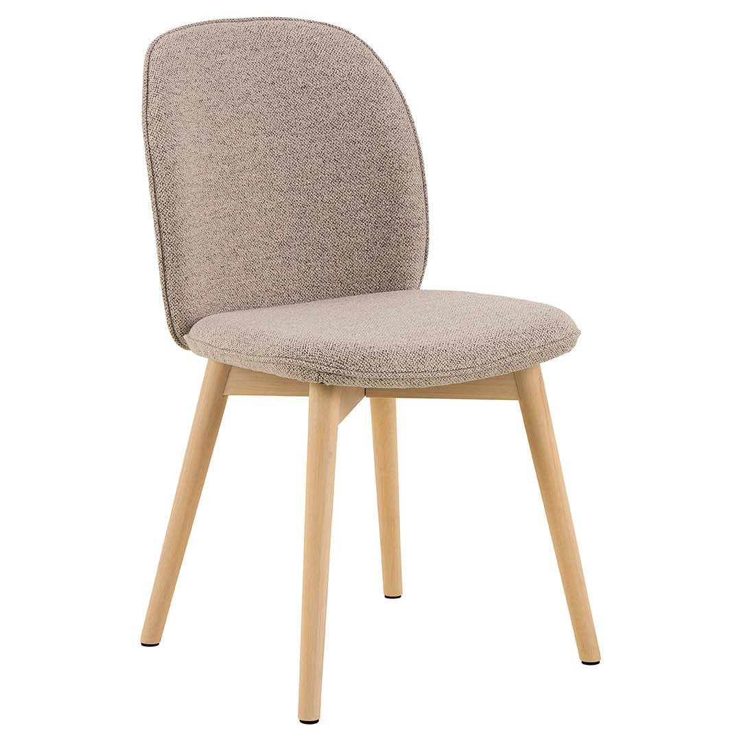 Esszimmerstuhl 2er Set Cindy Esszimmerstuhl Bouclé beige.