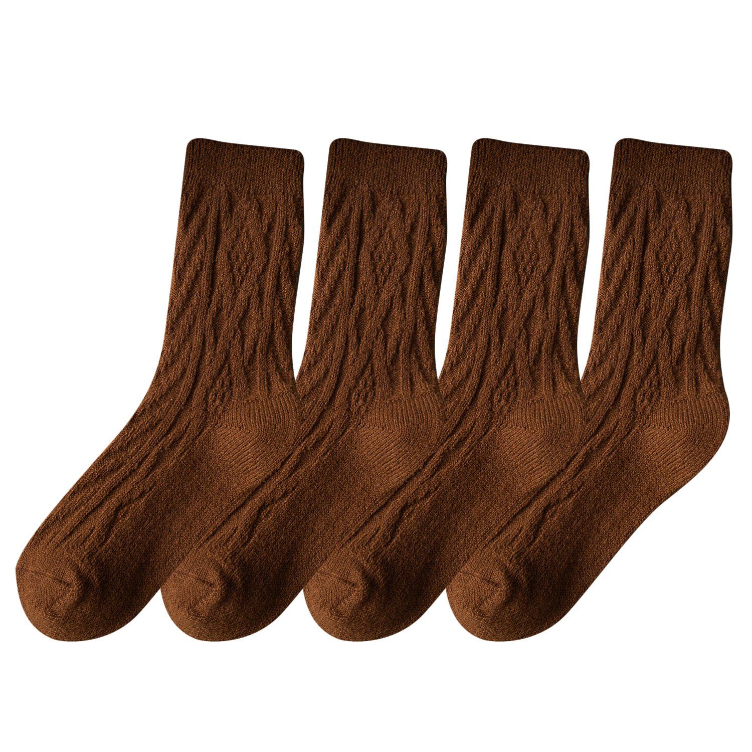 MAGICSHE Thermosocken 2 Paar dicke warme Wintersocken Perfekt für 36-40 (2-Paar) 14-2207