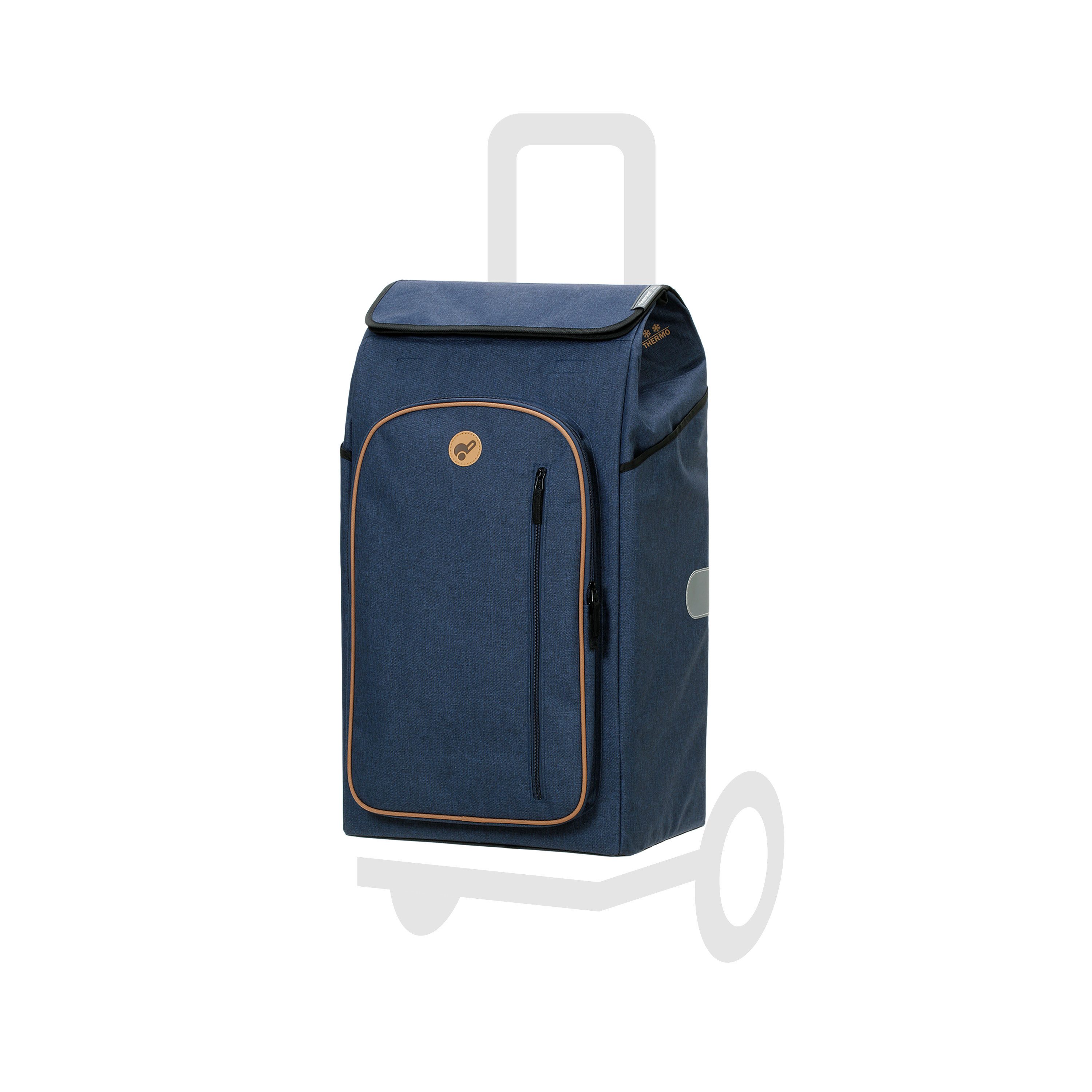 Andersen Einkaufstrolley Tasche Folke blau, Thermofach 15 Liter, wasserabwe günstig online kaufen