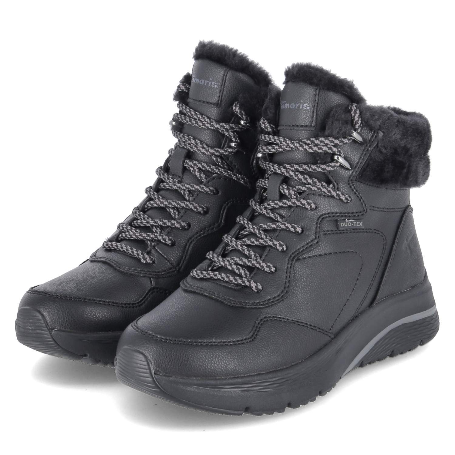Tamaris 1-26278-45/001 Damen Textil & Synthetik black Winterstiefel