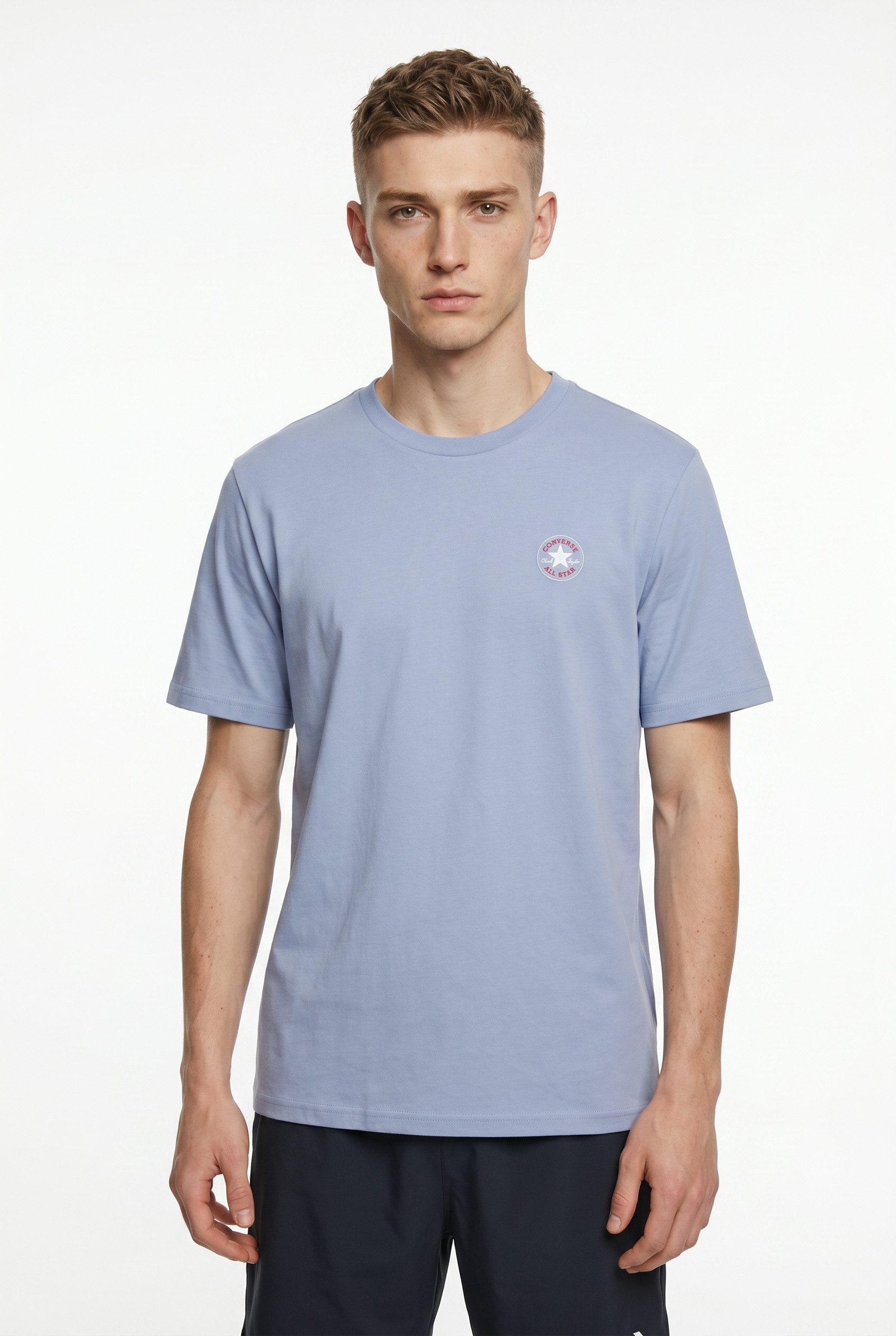 Converse T-Shirt GO-TO MINI PATCH T-SHIRT mit Logodruck, Kurzarm, aus Baumwoll-Jersey
