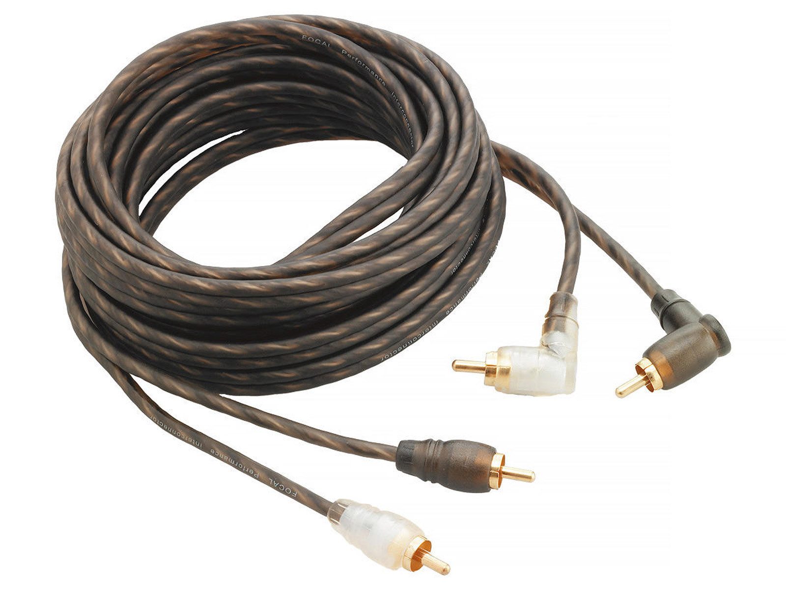 FOCAL FOCAL PR 5, RCA-Kabel (5 m, 90°-Winkelstecker) Audio-Kabel