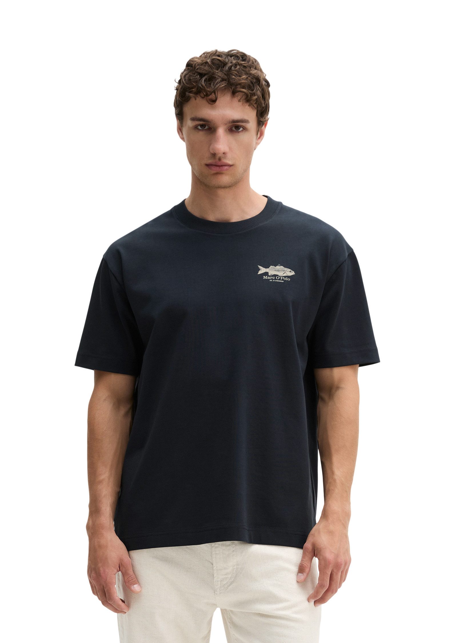 Marc O'Polo T-Shirt mit maritimem Rückenprint