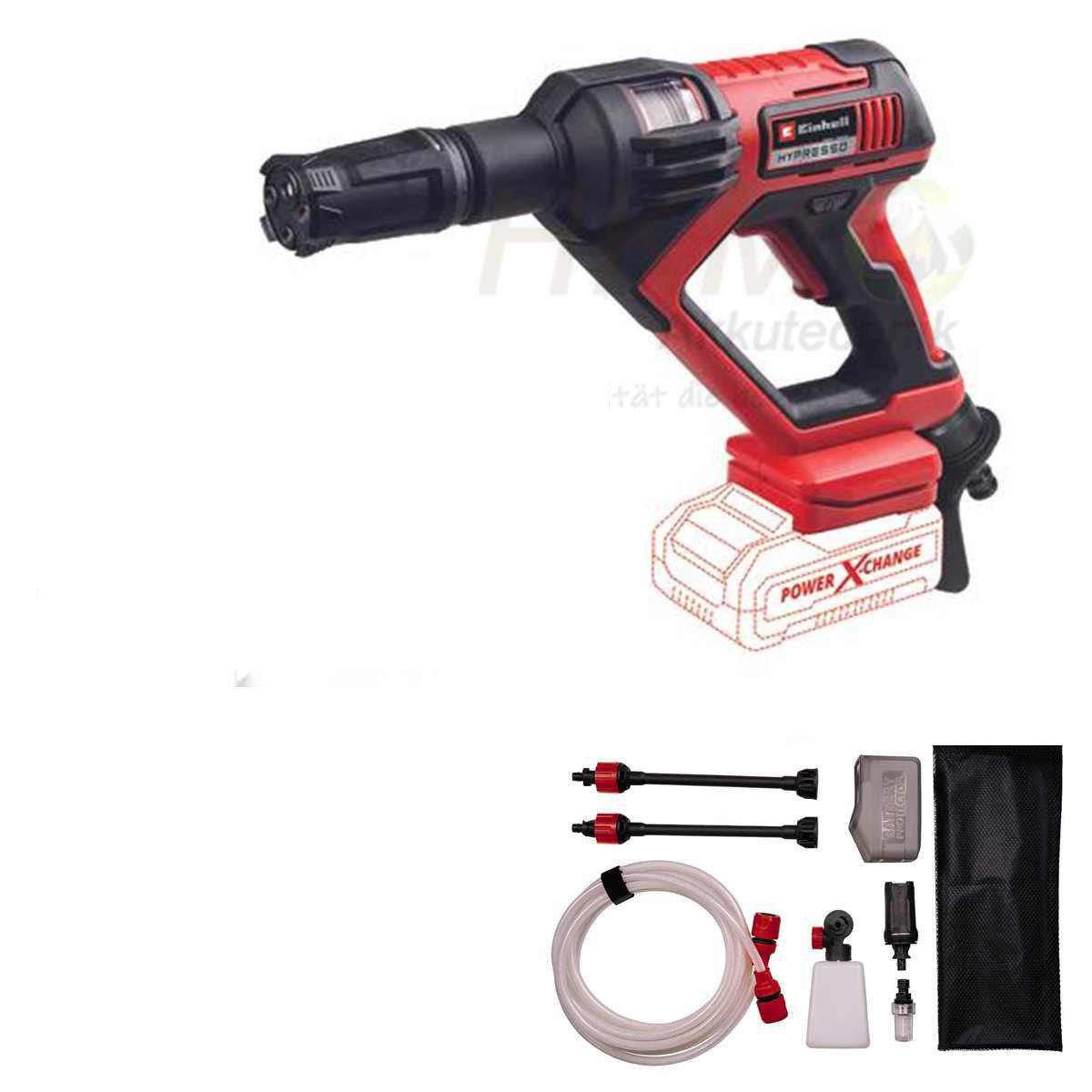 Einhell Akku-Druckreiniger Hypresso 18/24-1 Li-Solo Power X-Change 18 V, 24 bar