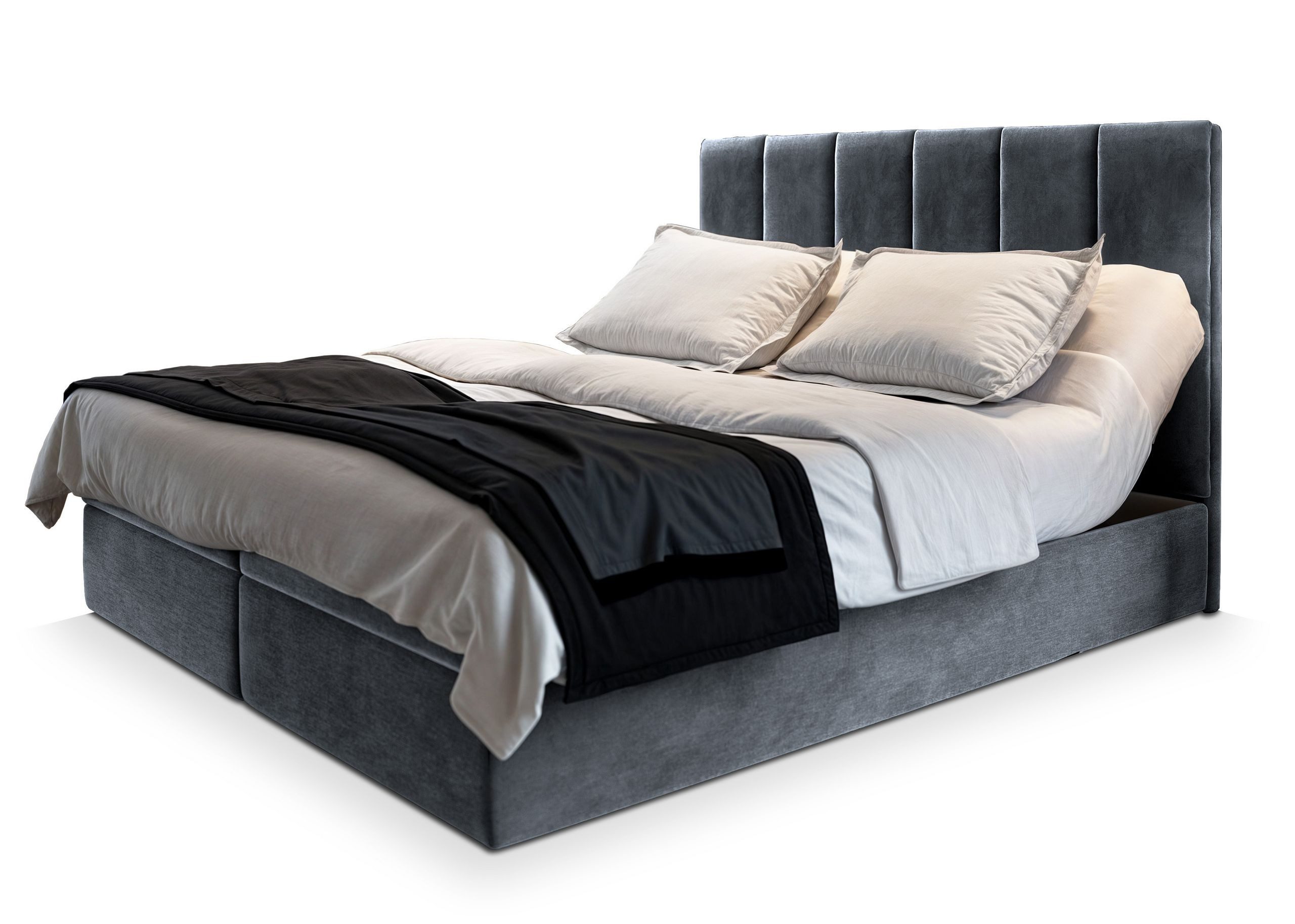 Masseno Boxbett BARINO 160x200 cm mit Bonell Matratze und Topper günstig online kaufen