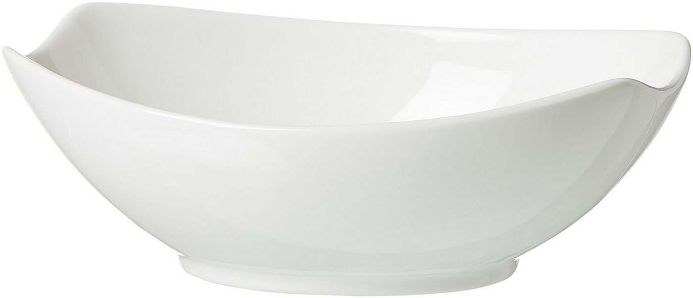 Ritzenhoff & Breker Schale Beilagenschale Alba 16 cm Weiss oval, Porzellan