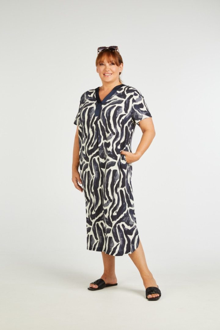 Mona Lisa Sommerkleid Midnight Blue Viskose günstig online kaufen