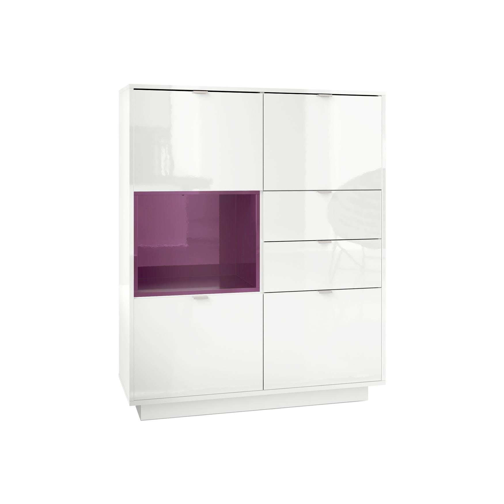 Vladon Highboard Metro (Highboard, mit 4 günstig online kaufen
