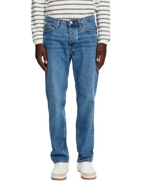 Esprit Straight-Jeans Lockere Retro-Jeans mit mittlerer Bundhöhe