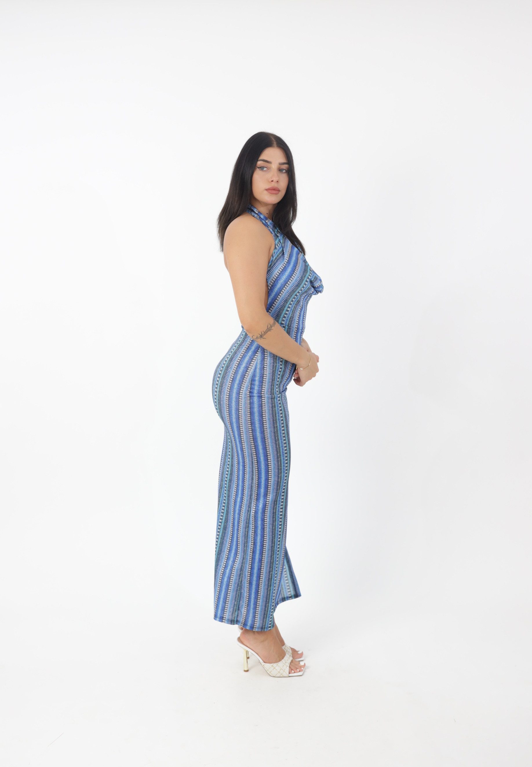 Elara Sommerkleid Kleid mit Muster