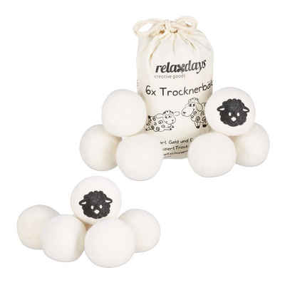relaxdays Trocknerball »12 x Trocknerbälle«